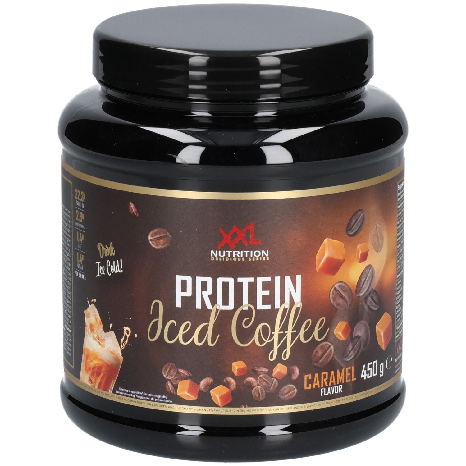 XXL Nutrition Protein Iced Coffee Caramel 450g 450 g Puder