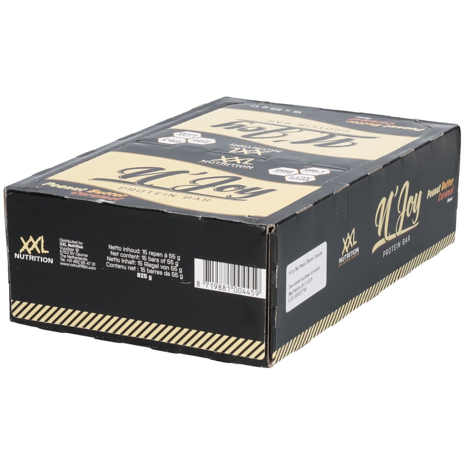 XXL Nutrition N'Joy Protein Bar Pindakaas Caramel 15st 15 St Riegel