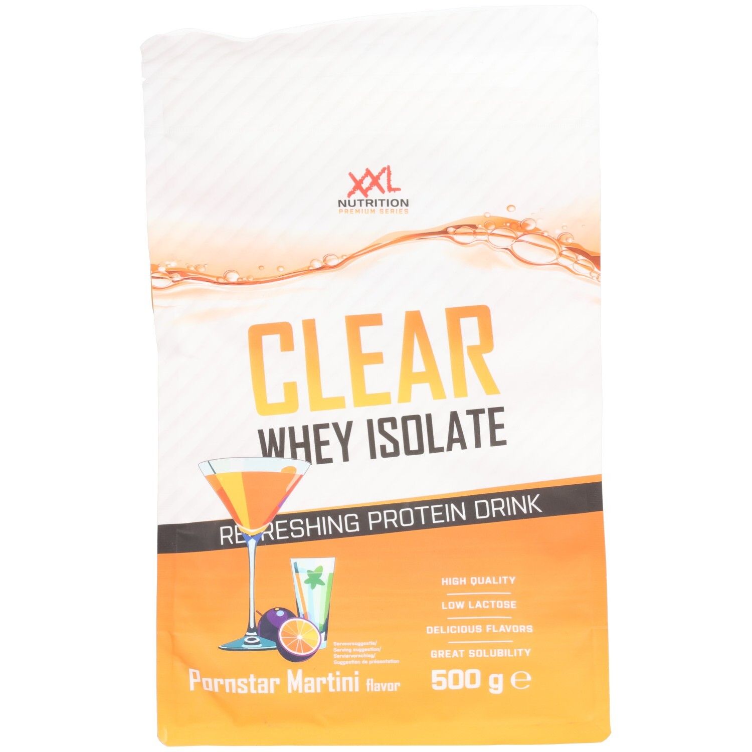 XXL Nutrition Clear Whey Isolate 500 Gram Pornstar Martini 500g g Puder