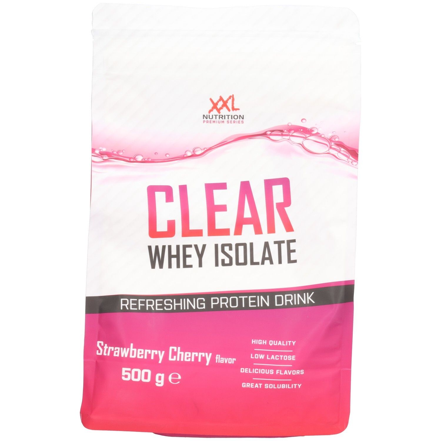 XXL Nutrition Clear Whey Isolate 500 Gram Aardbei/Kers 500g g Puder