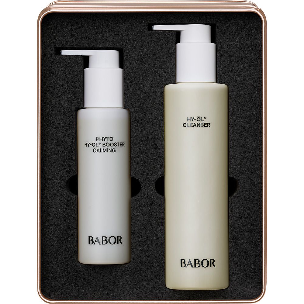 Babor Doctor Babor Breitband Feuchtigkeitsserum SPF 50+ in silberner Flasche.