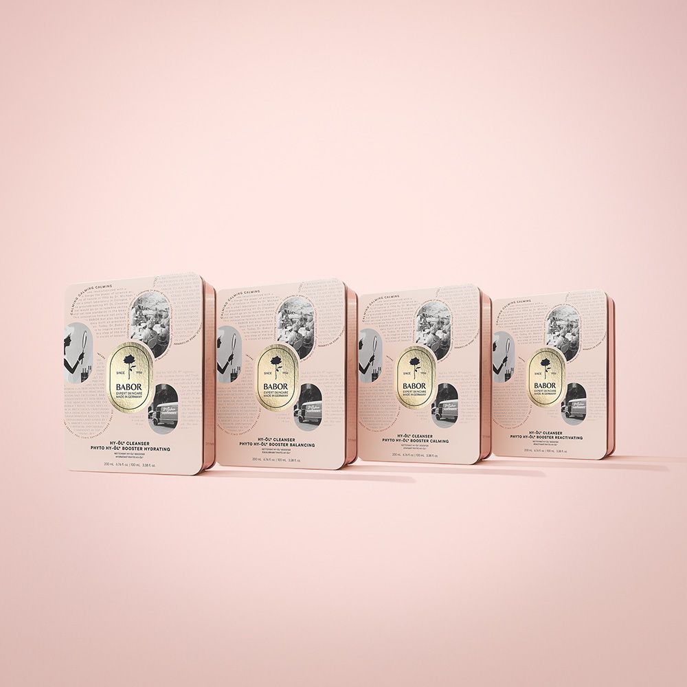 BABOR HY-OL CLEANSER und PHYTO HY-OL BOOSTER CALMING in einer Geschenkbox.