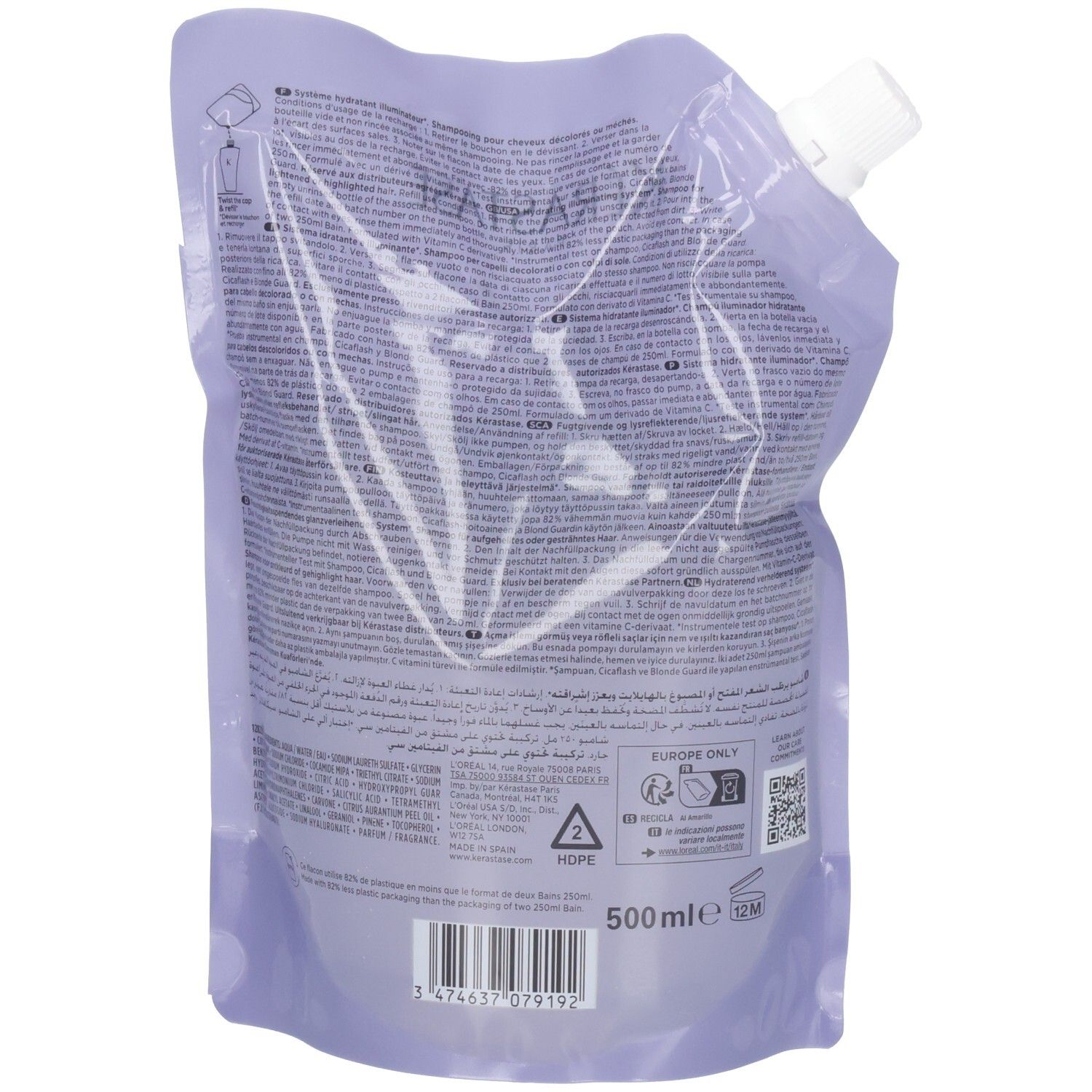 Kérastase Blond Absolu Bain Lumière Shampoo Nachfüllpackung