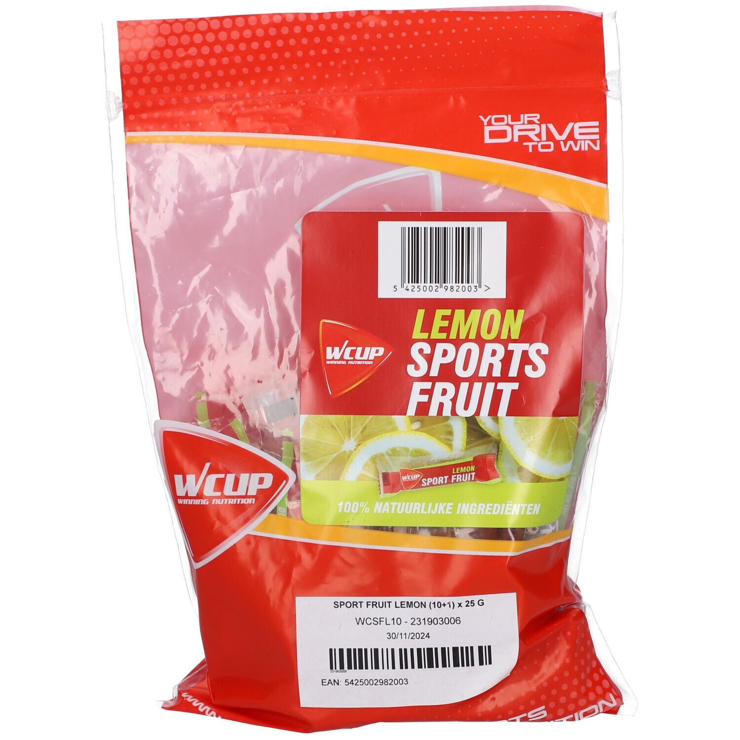 Wcup Sport Fruit Lemon 12 x 25 g
