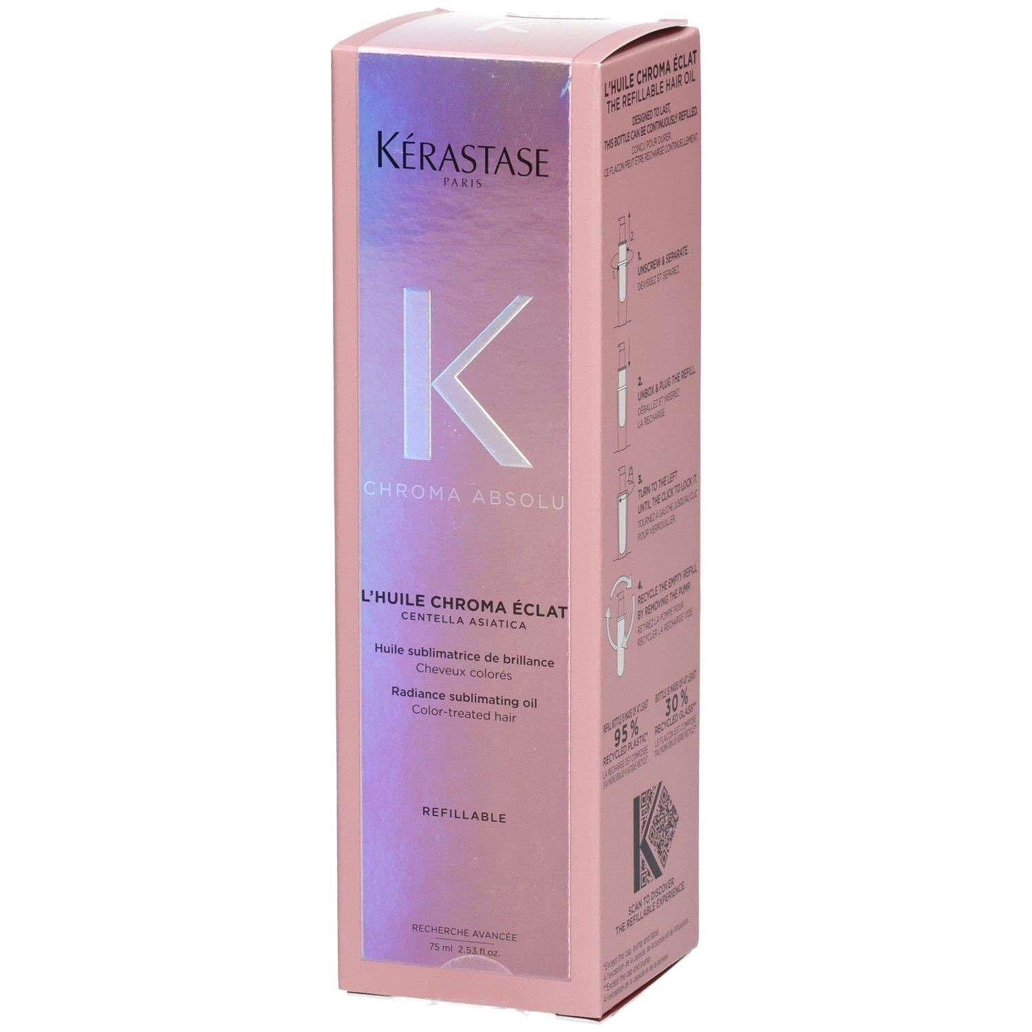 Kerastase Chroma Absolu Radiance Leave In Oil Refillable 75ml 75 ml Öl