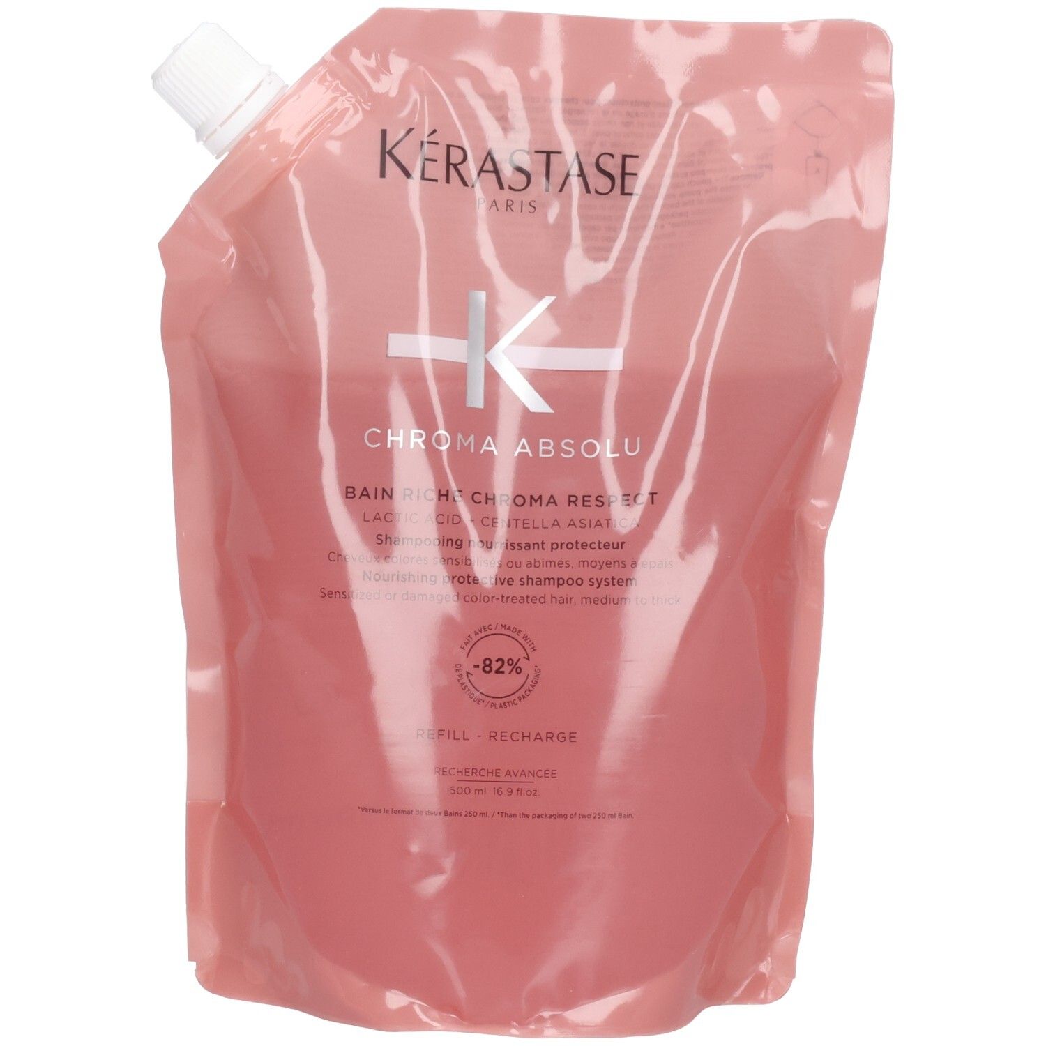 Kerastase Chroma Respect Lactic Acid Rich Sampoo Refill 500ml 500 ml Shampoo