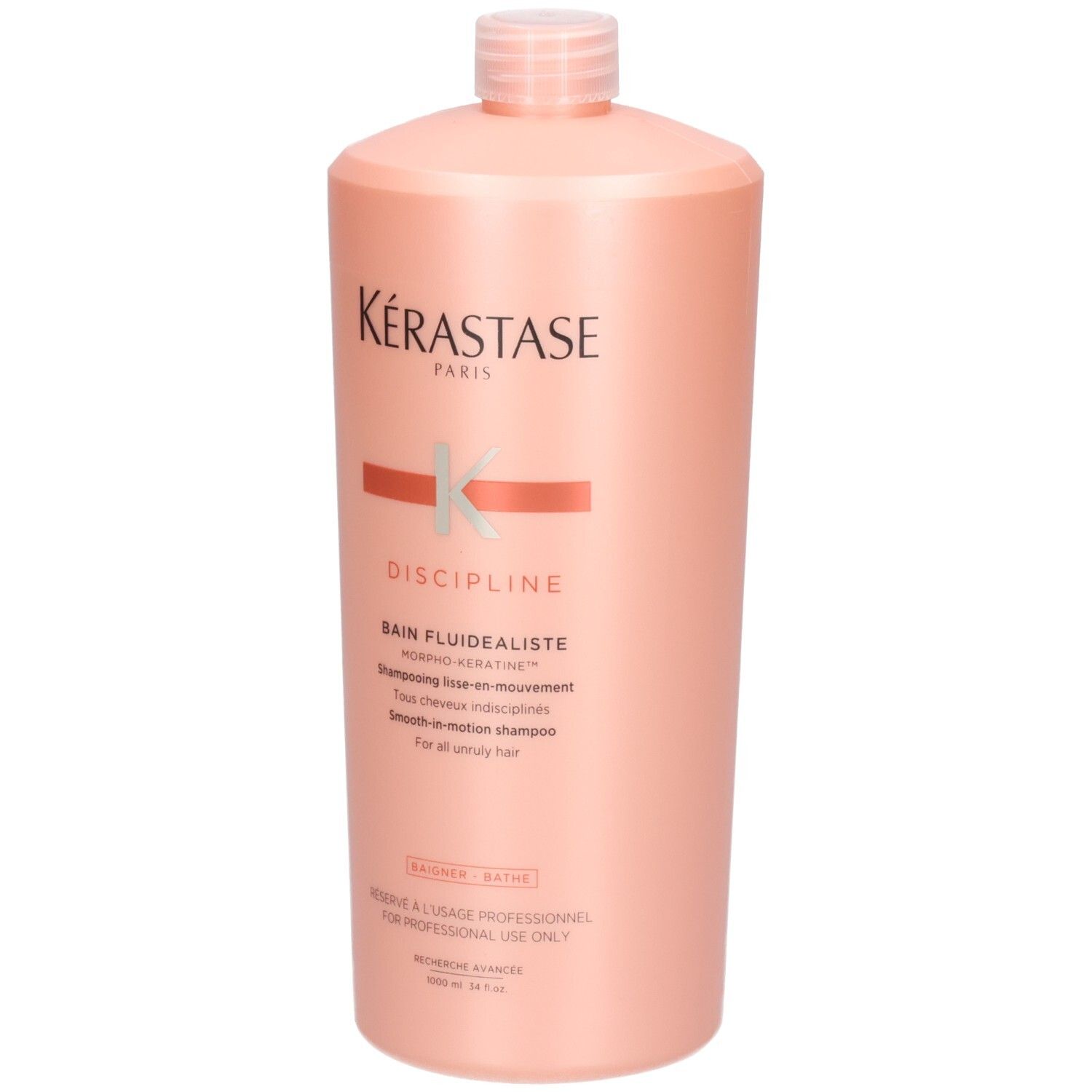 Kérastase Discipline Bain Fluidealiste Shampoo, 1000 ml Flasche, Vorderansicht.