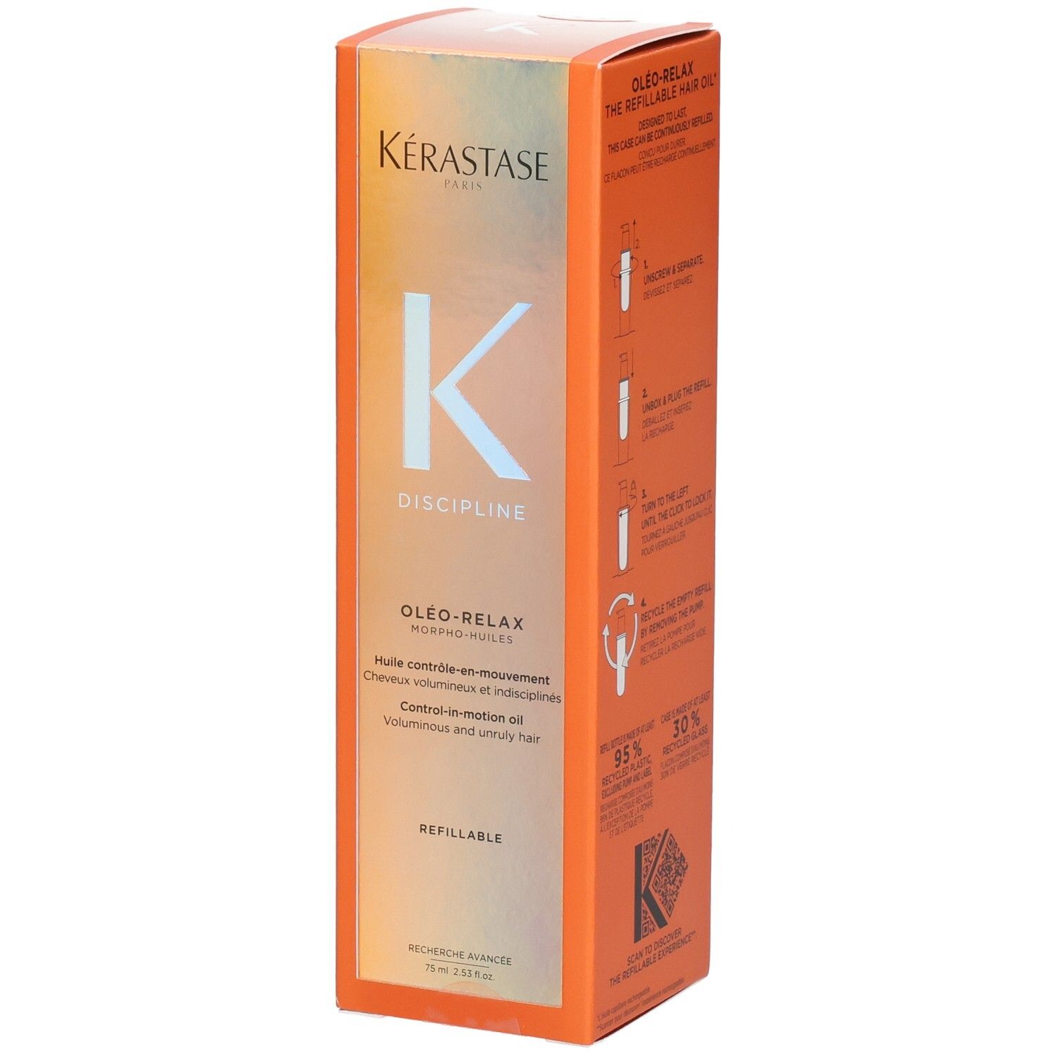 Kerastase Discipline Oleo-Relax Advanced Hair Oil Refillable 75ml 75 ml Öl
