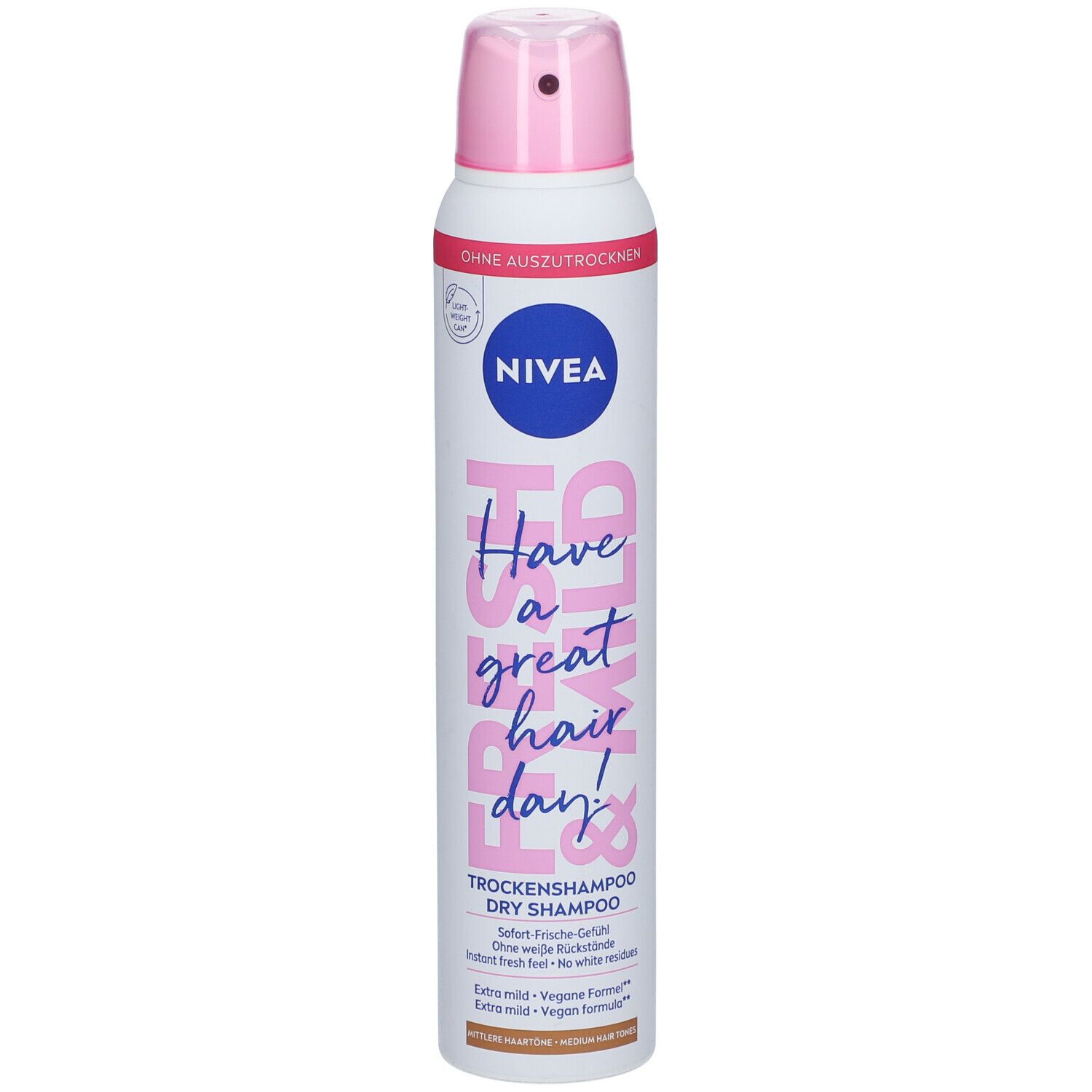 Nivea Fresh Revive Shampooing Sec 3 en 1 Cheveux Châtains