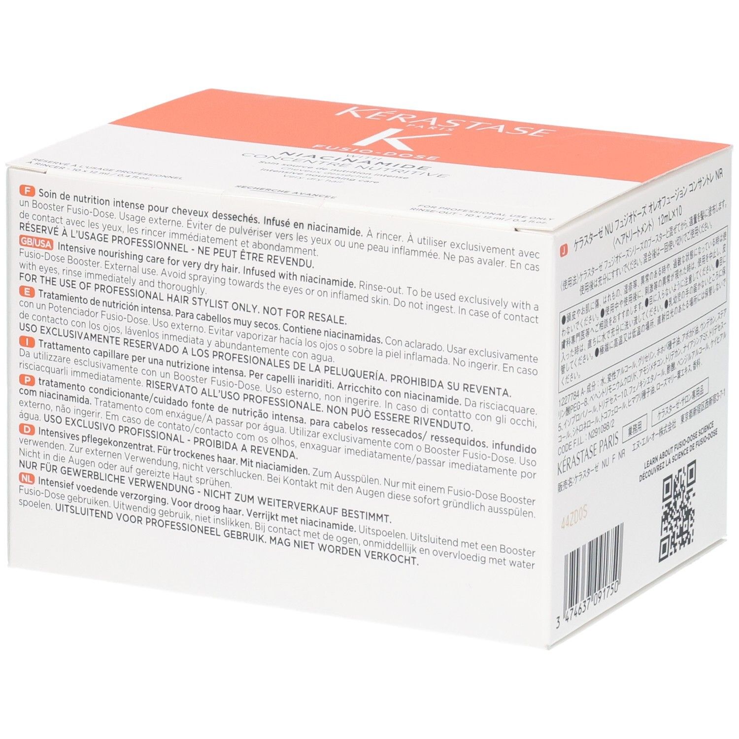 Kerastase Fusio-Dose Concentre Niacinamide Oleo-Fusion 10x12ml 10x12 ml Konzentrat