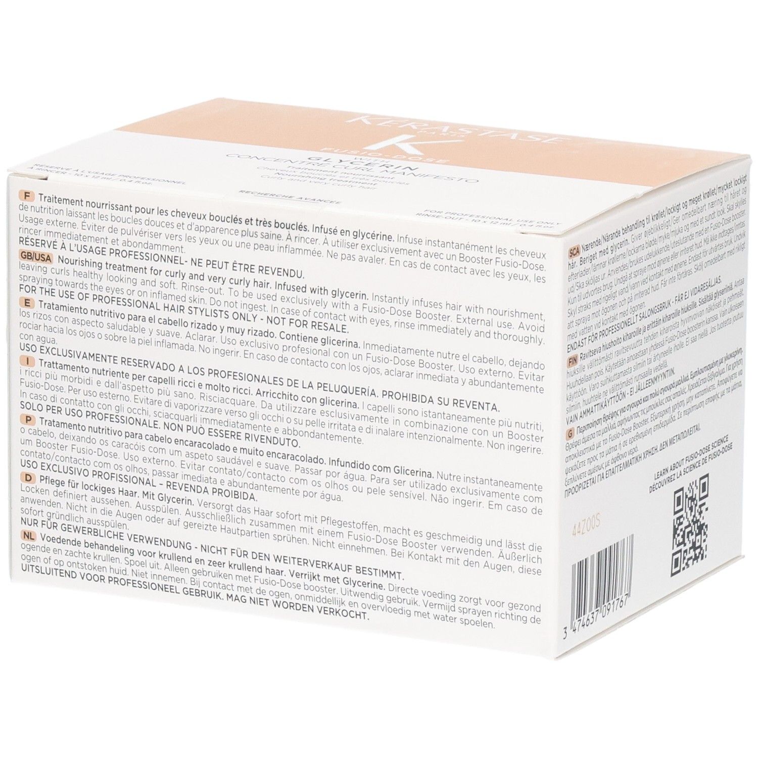 Kerastase Fusio-Dose Concentre Curl Manifesto 10x12ml 10x12 ml Haarbalsam