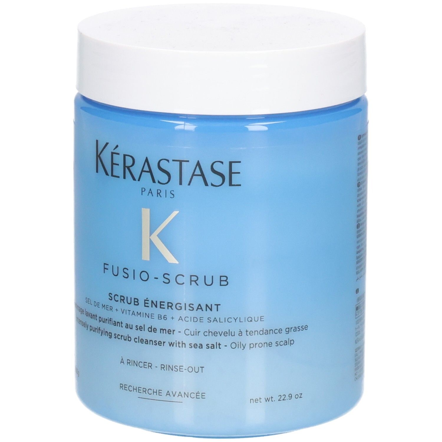 Kérastase Fusio-Scrub: Intensiv reinigender Peeling-Shampoo mit Meersalz für fettige Kopfhaut.