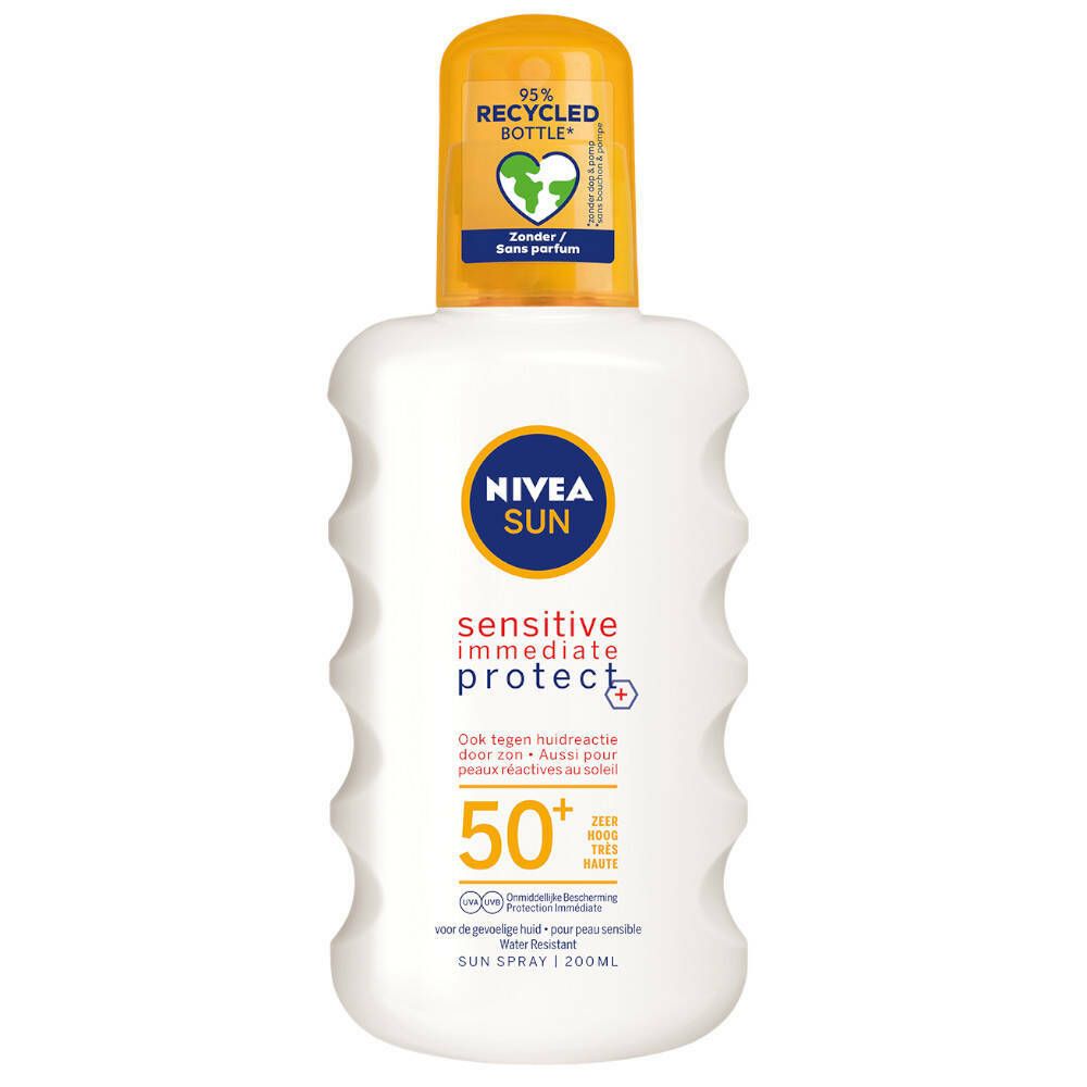 Nivea Sun Sensitive Immediate Protect Spray Solaire Spf50+
