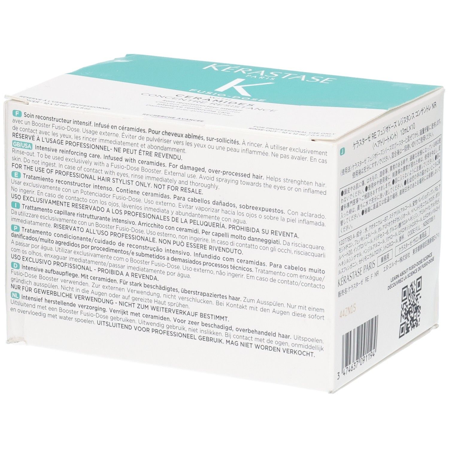 Kerastase Fusio-Dose Concentre Vita-Ciment 10x12ml 10x12 ml Konzentrat
