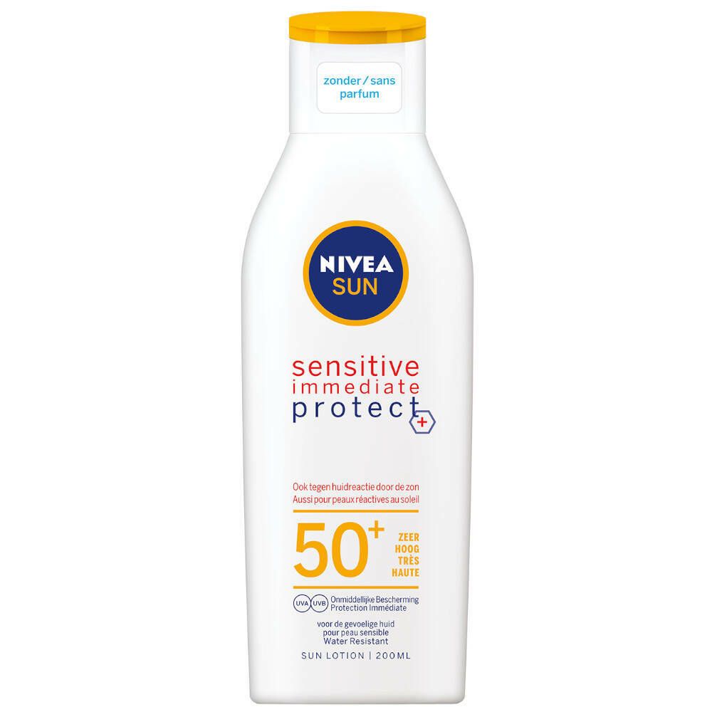 Nivea Sun Sensitive Immediate Protect Lait Solaire Spf50+