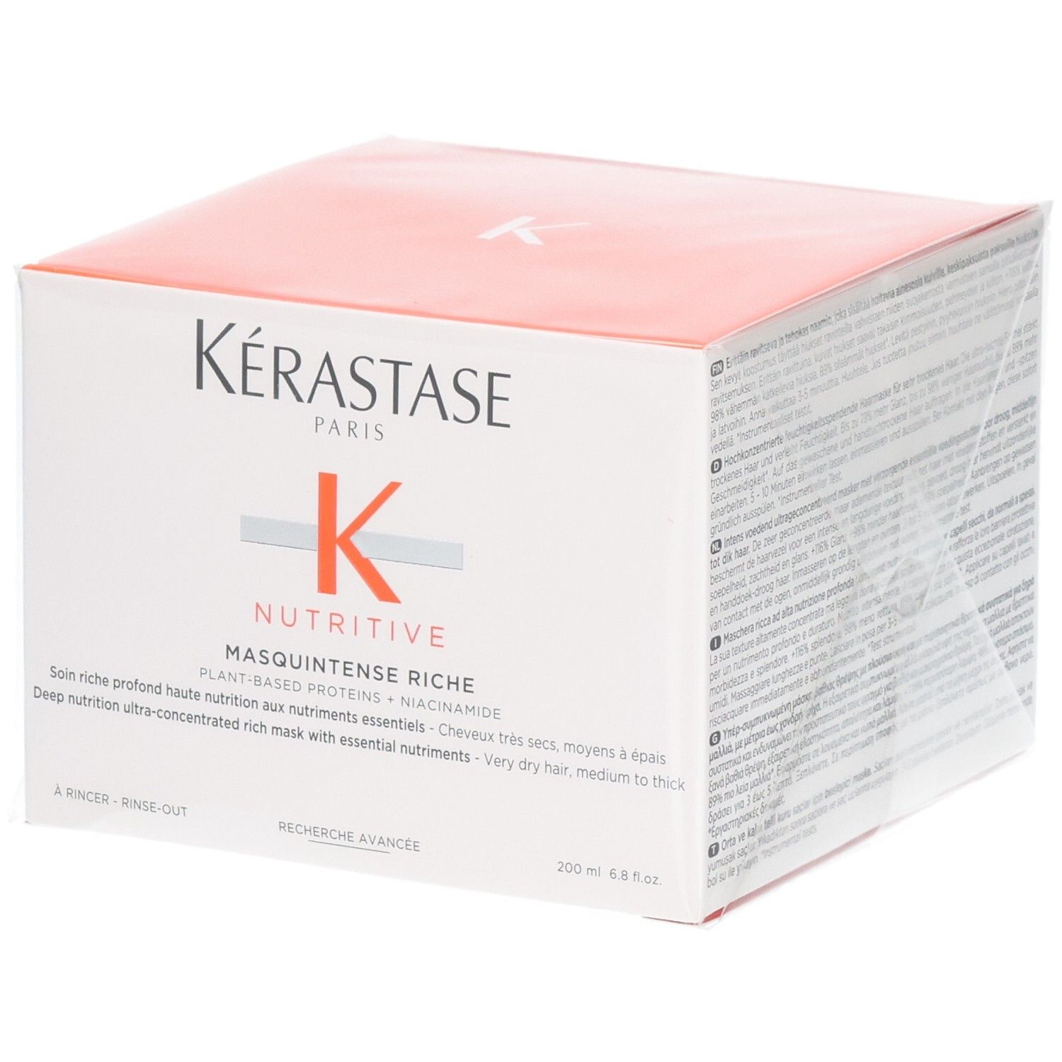 Kérastase Nutritive Masquintense Riche Haarkur-Verpackung, 200 ml.