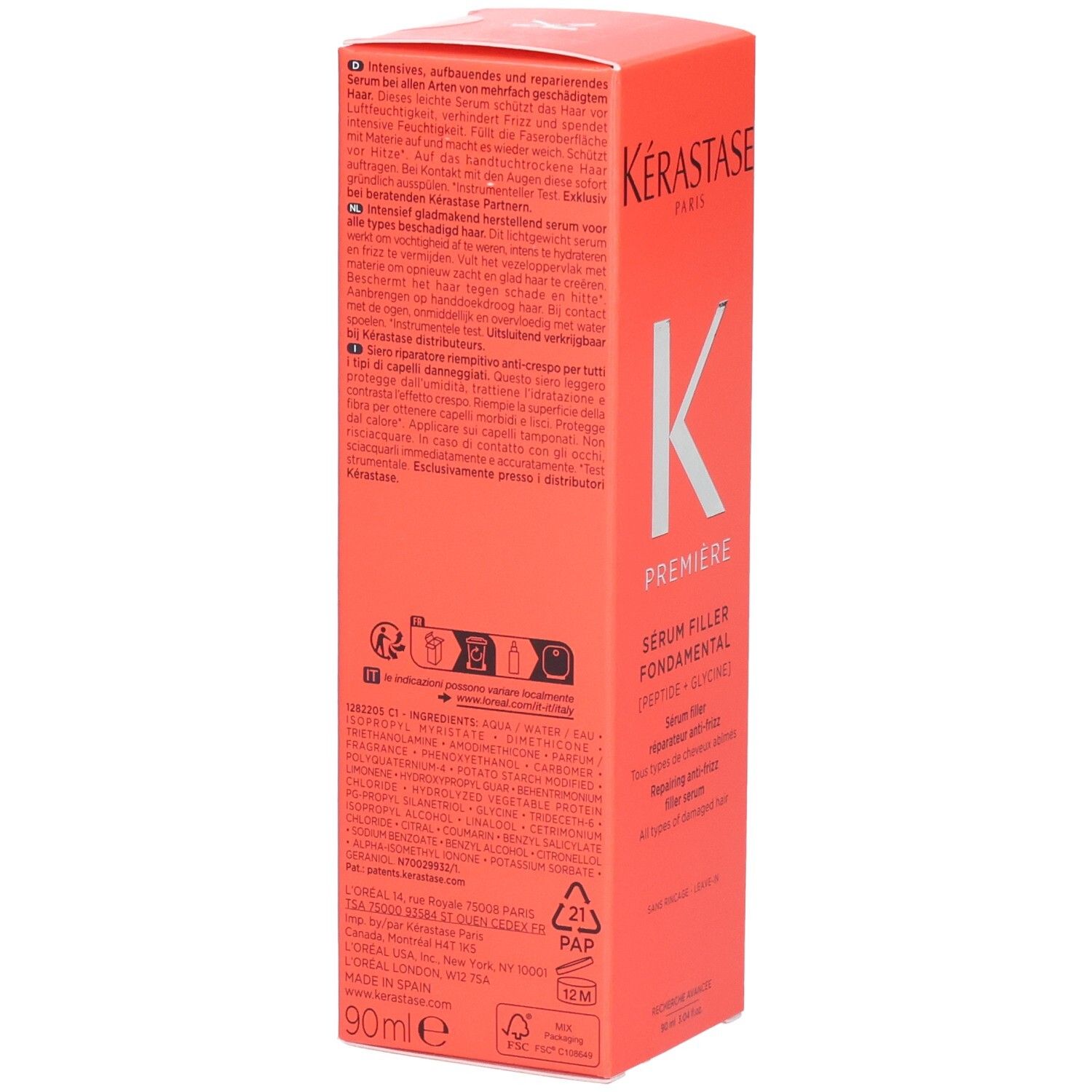 Kérastase Premiere Serum Filler Fundamental, 90ml.