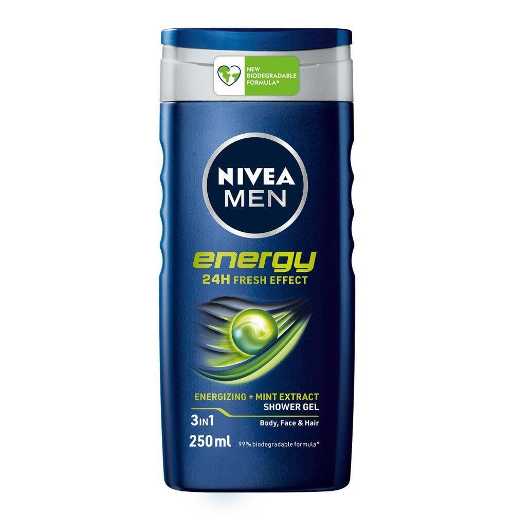 Nivea MEN Energy Gel Douche 3 en 1