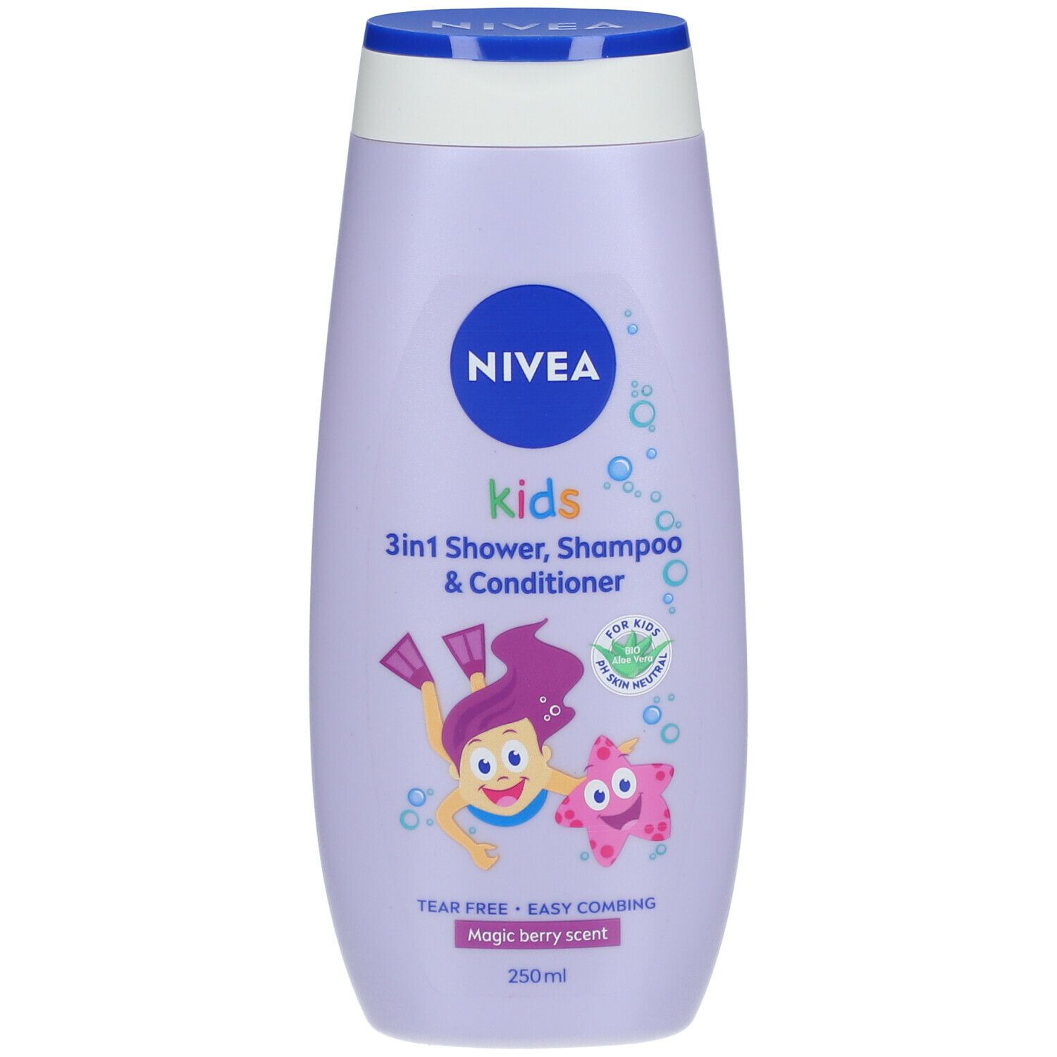 Nivea Kids 2 EN 1 Douche & Shampooing - Fruits Rouges