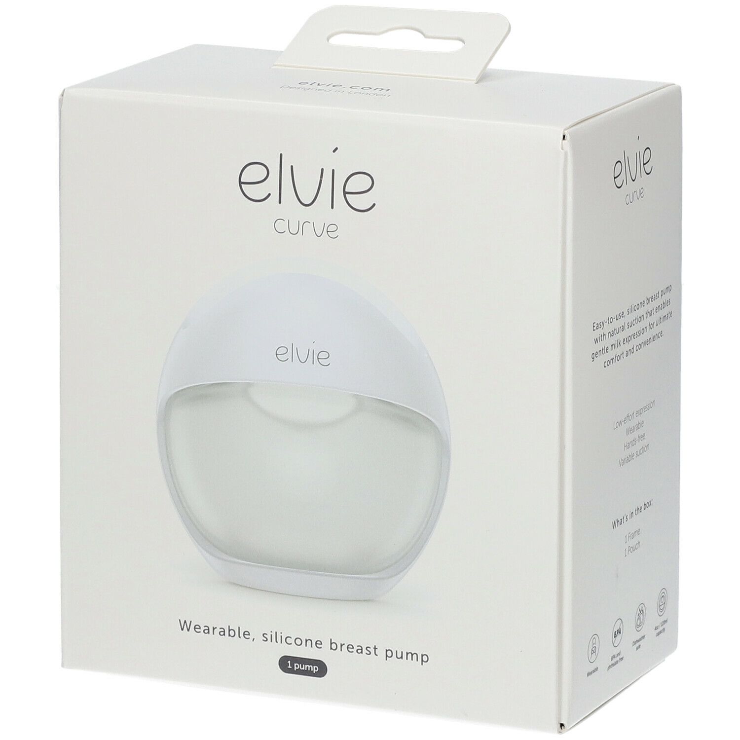 ELVIE Curve Silikon-Handmilchpumpe