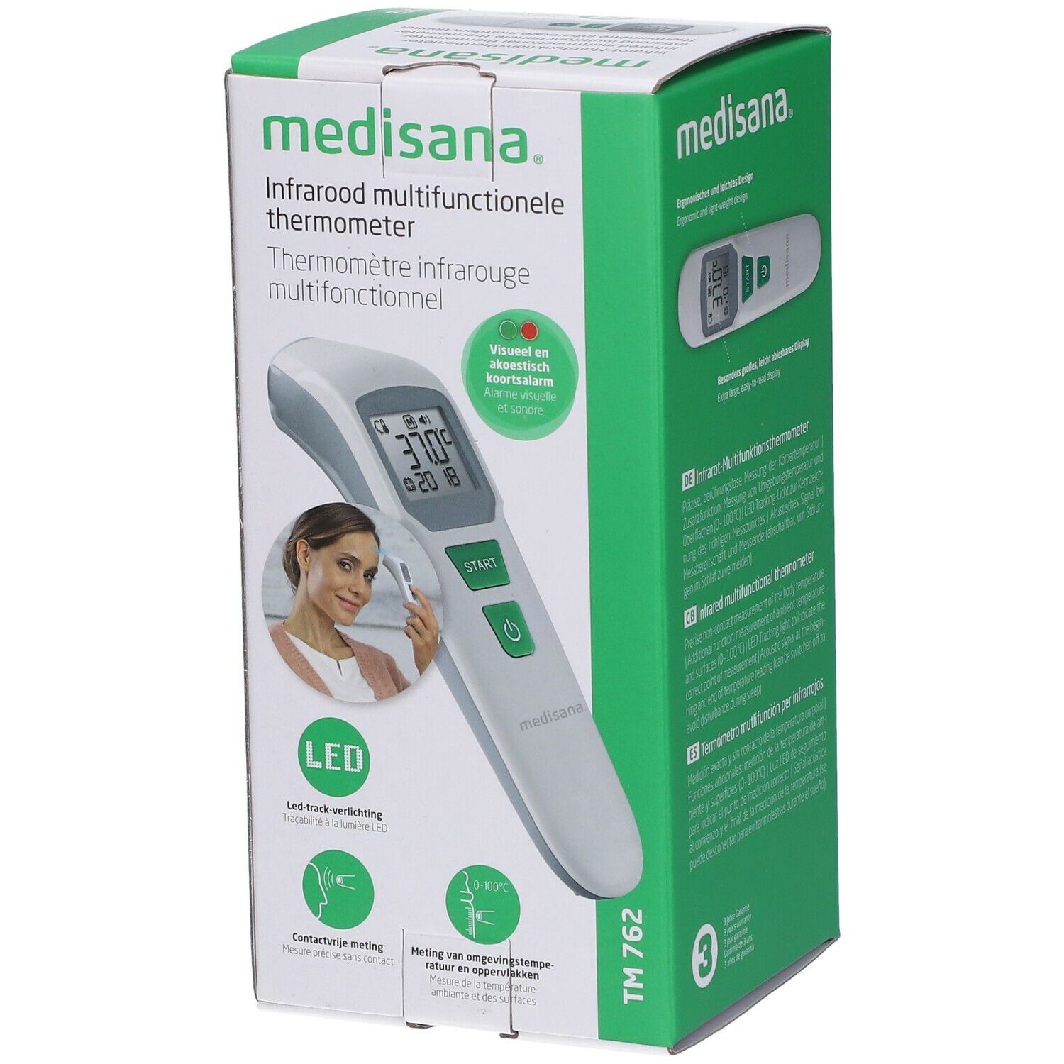 medisana® Thermomètre infrarouge multifonctions TM 762