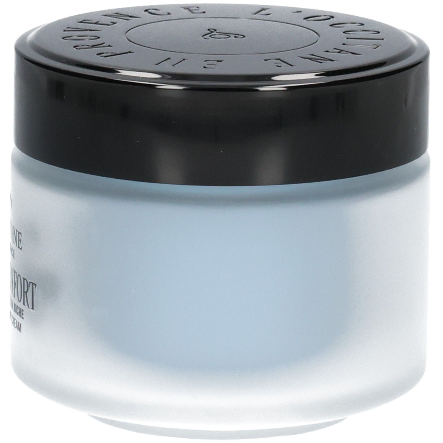 Seitenansicht des L'OCCITANE Karité Confort Ultra Rich Body Cream Glaskruiks.
