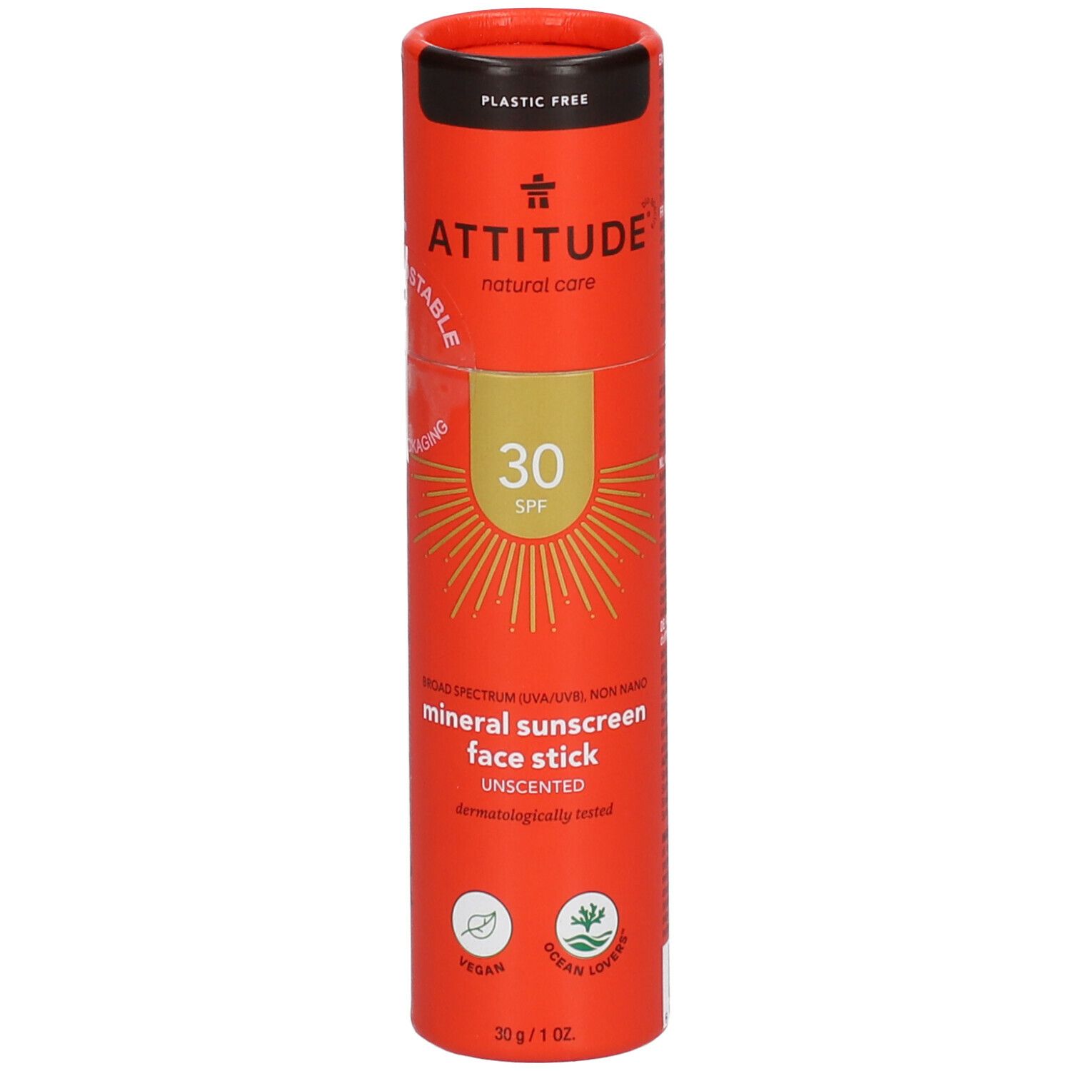 Attitude Bâton solaire minéral visage FPS 30