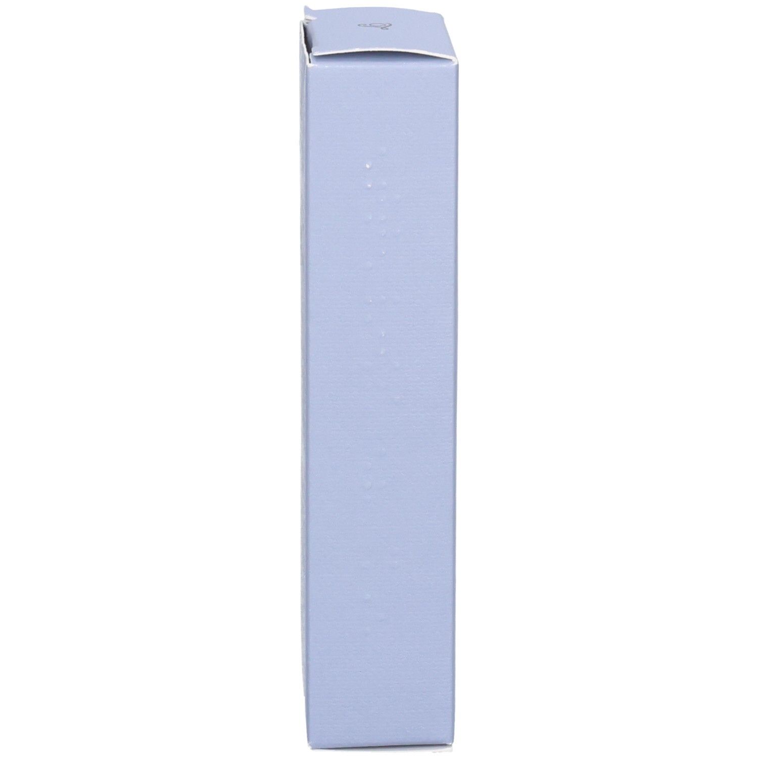 Seitenansicht der hellblauen Faltschachtel für L'OCCITANE Eau de Toilette Lavande Poivre Noir.
