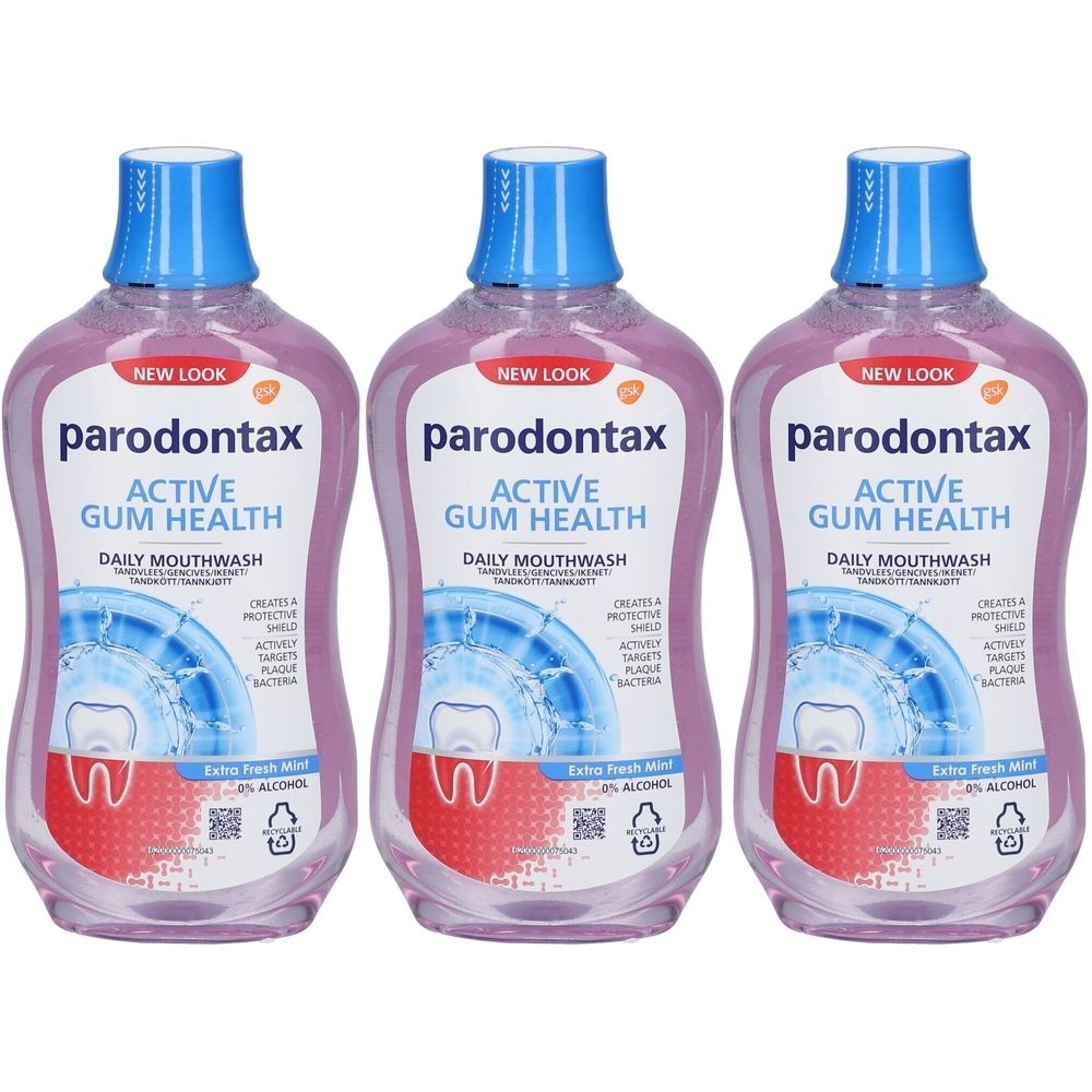 Parodontax Active Gum Health Extra Fresh Mint Mondwater