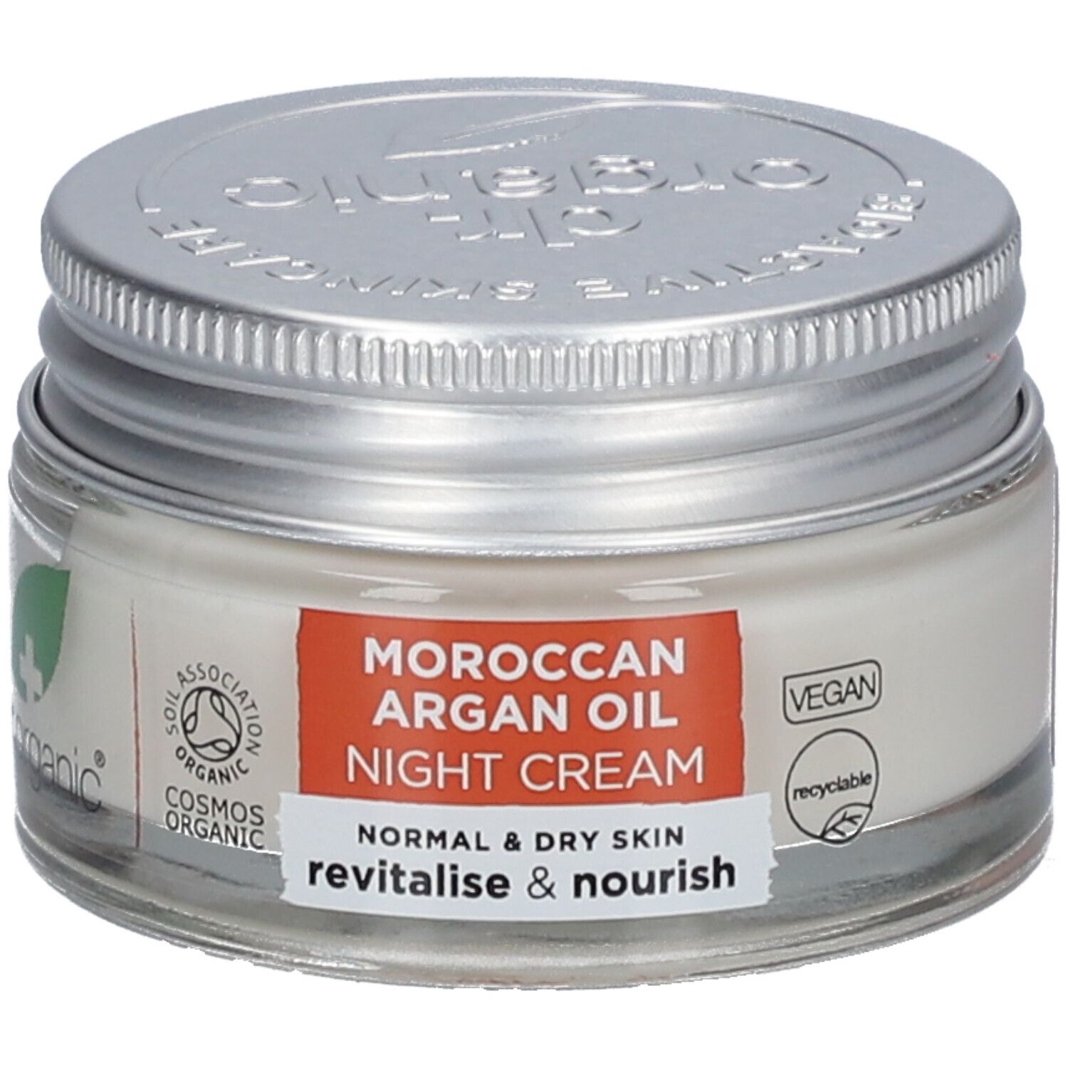 Dr. Organic Crème de Nuit à l'Huile d'Argan Bio du Maroc