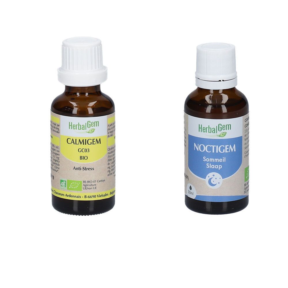 HerbalGem Noctigem Bio + HerbalGem Calmigem Bio DUO Promo
