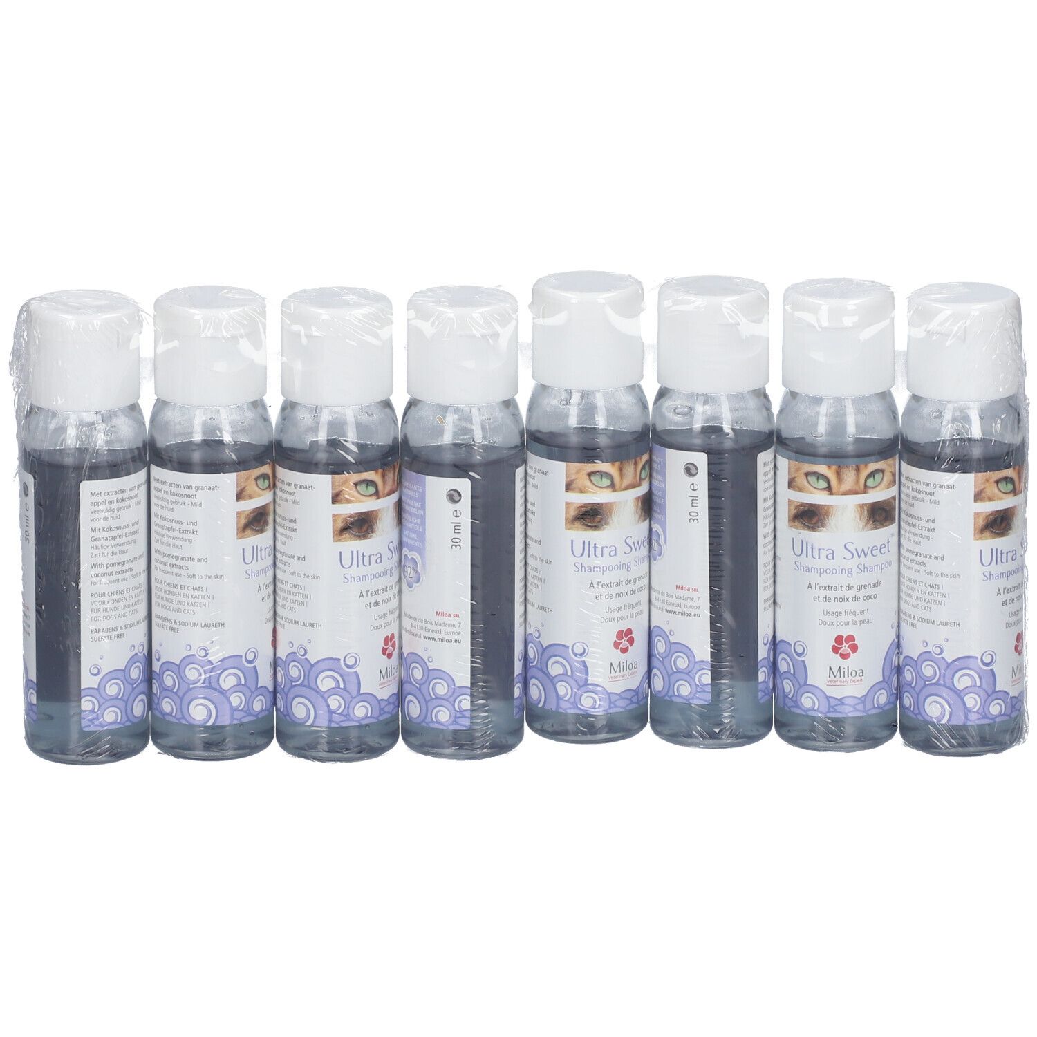 Miloa Ultra Sweet™ 8x30 ml shampoing