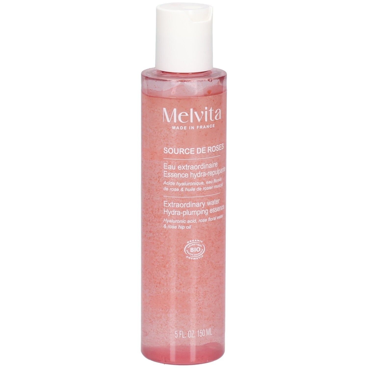Melvita Hydra-Repulping Essence Fonte di Rose Acqua Straordinaria, 150 ml