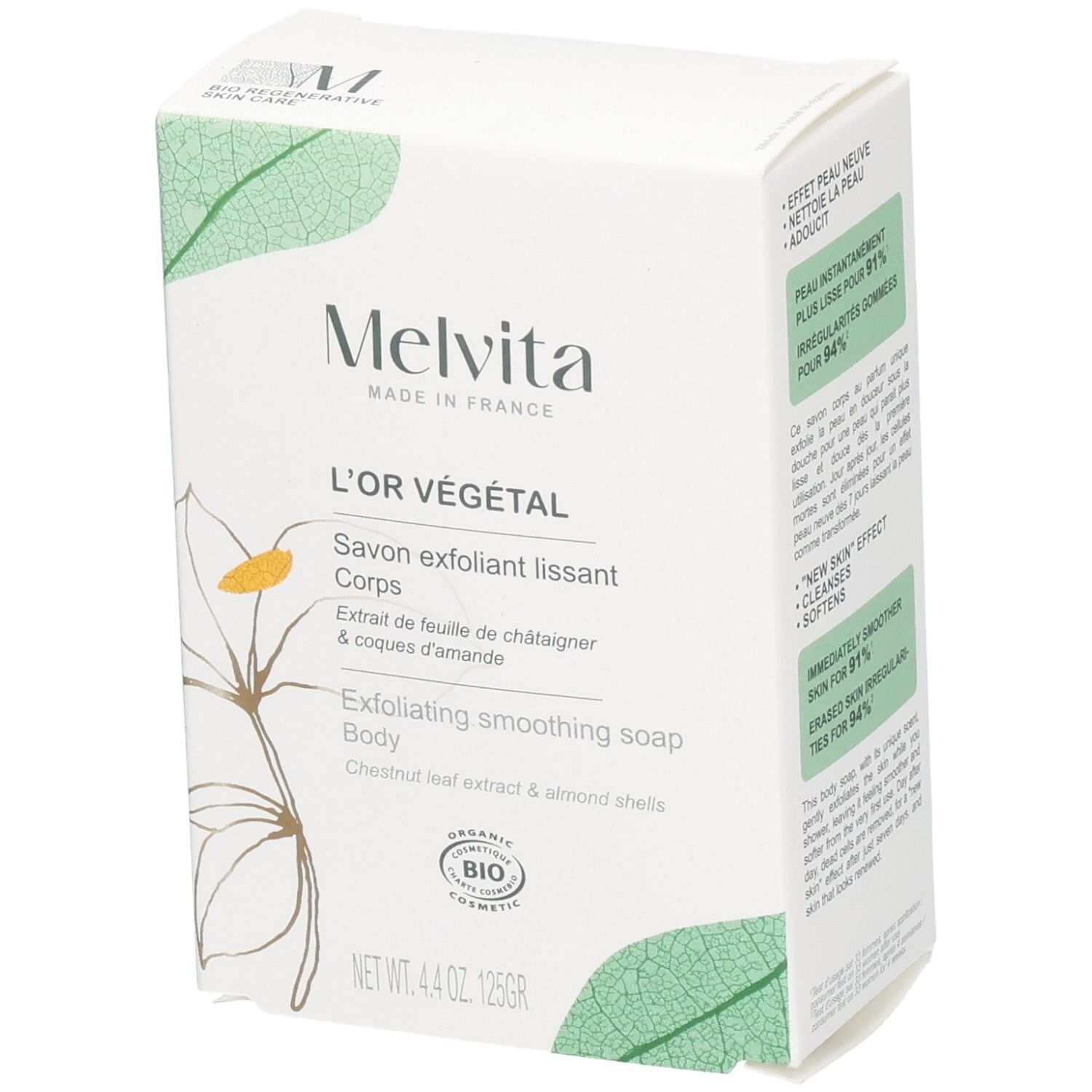 Melvita Exfoliating And Smoothing Soap 125g 0,125 kg Seife