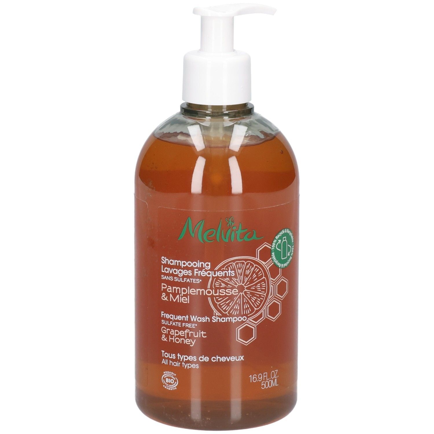 Melvita Frequent Wash Shampoo 500ml 500 ml Dose