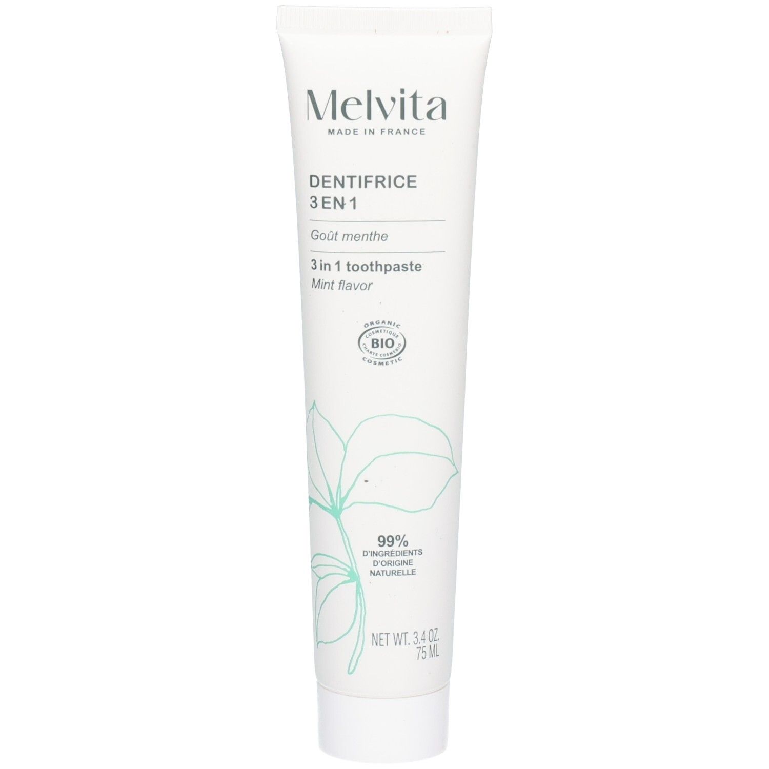 Melvita Fresh Breath Toothpaste 75ml 75 ml Dentalpaste