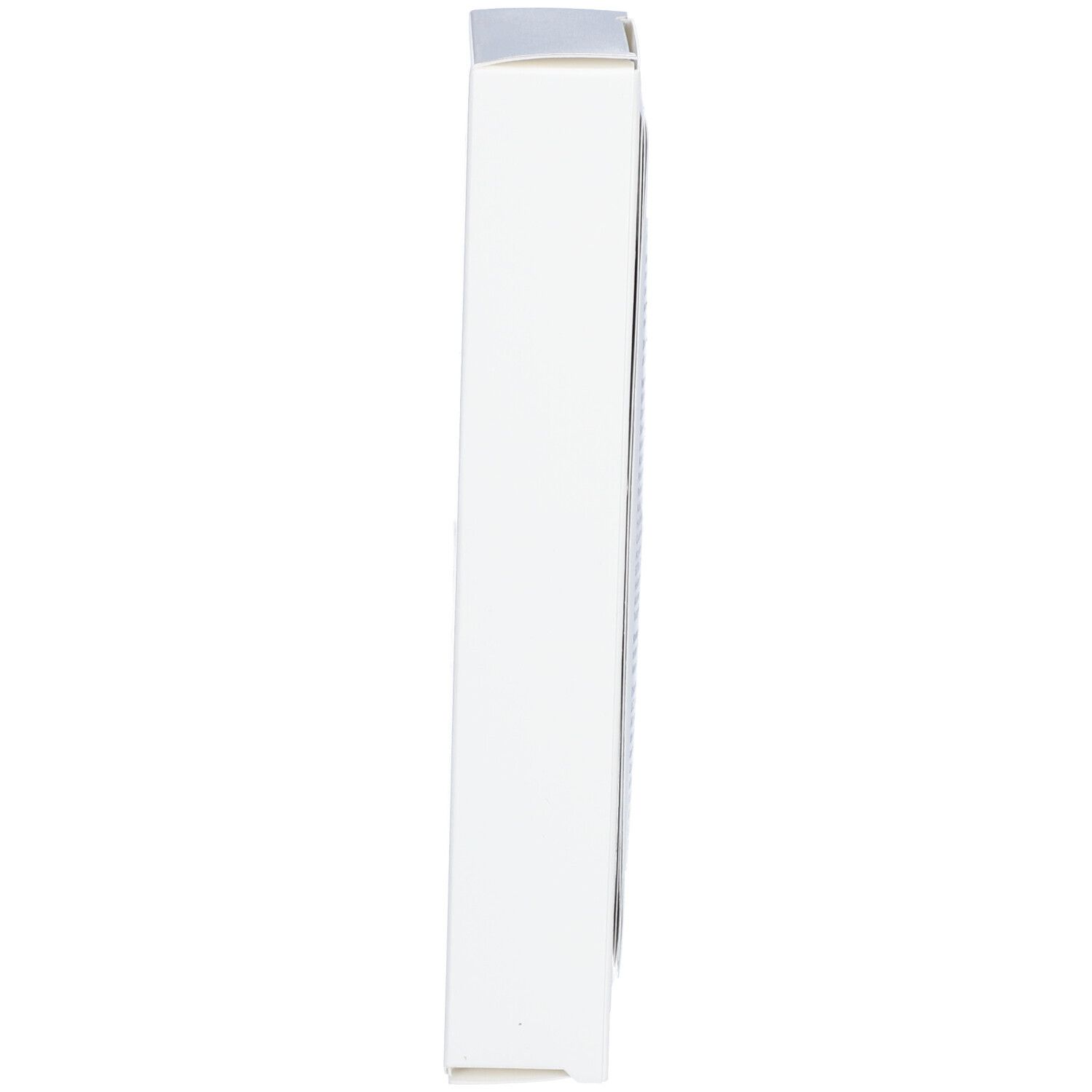 Vue latérale de l'emballage blanc Obagi ELASTIderm. Informations et code-barres.