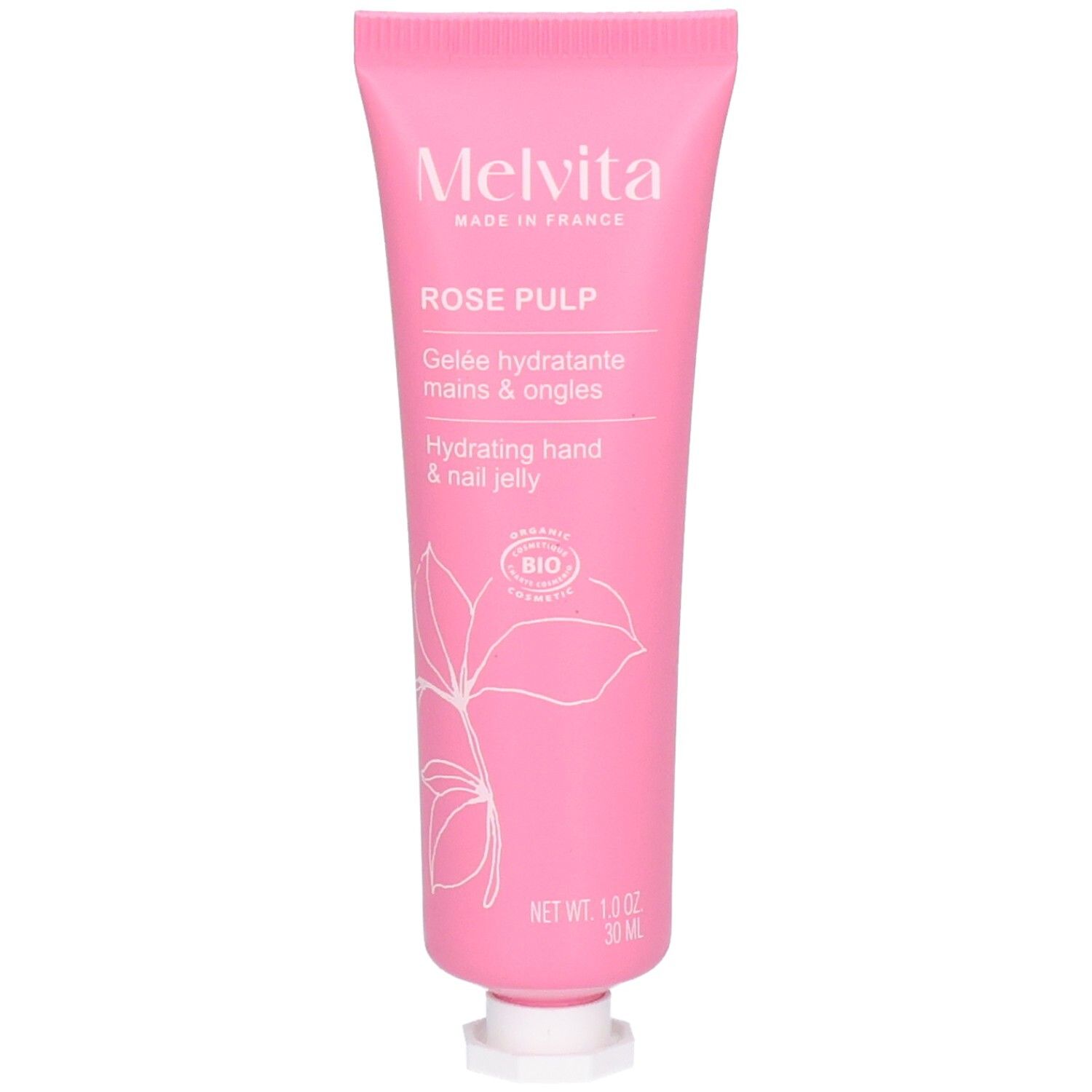 Melvita Feuchtigkeitsspendendes Hand- und Nagelgel mit Rose 30 ml