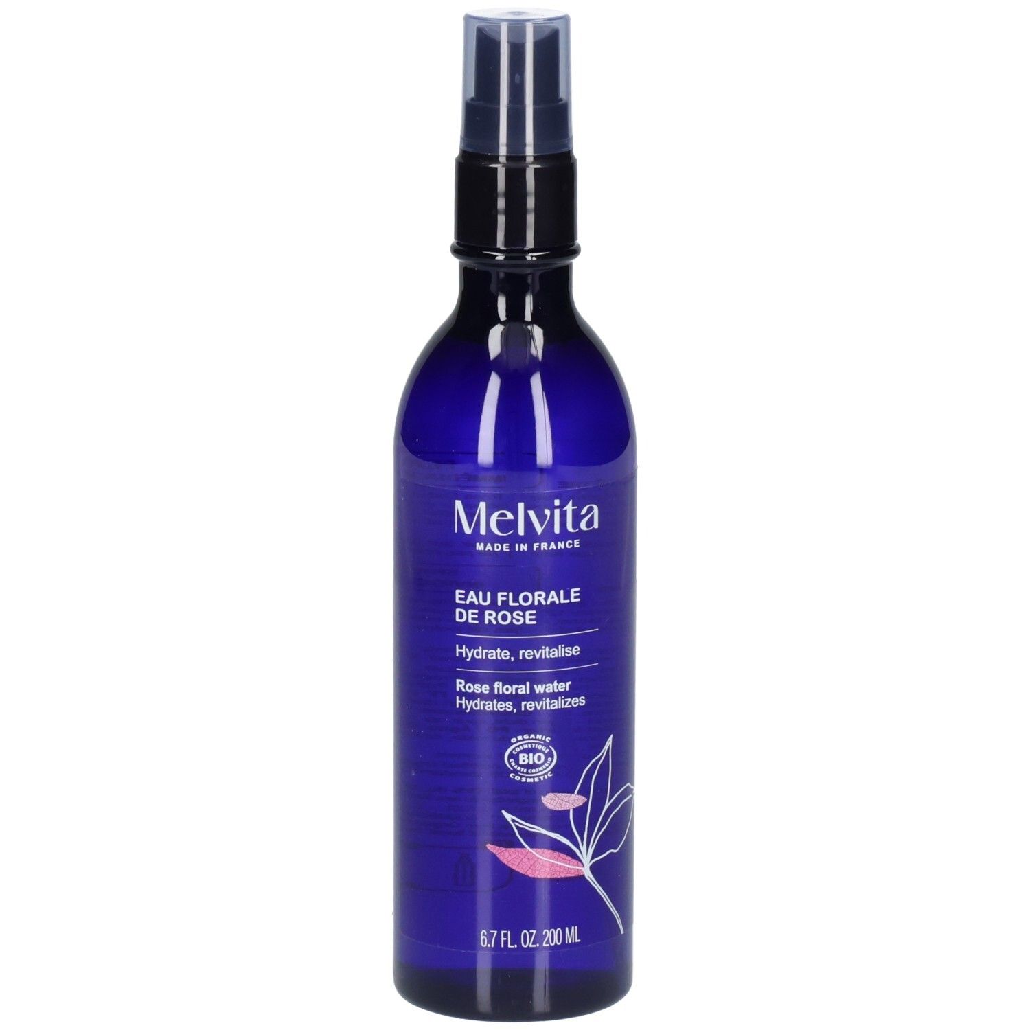 Melvita Pink Floral Water 200ml 0,2 l Flüssigkeit