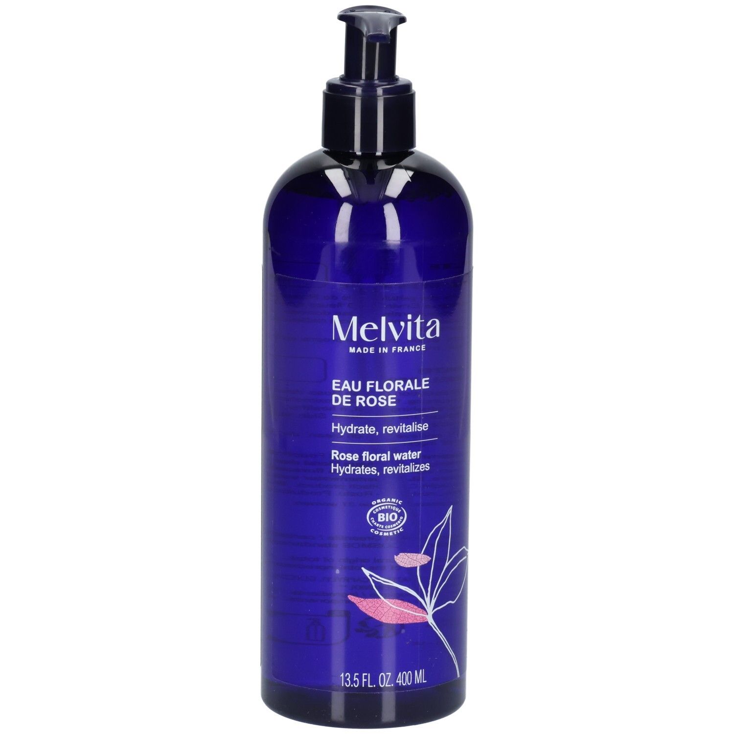 Melvita Pink Floral Water 400ml 0,4 l Flüssigkeit