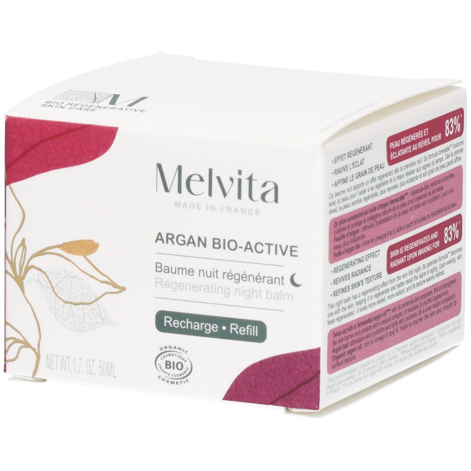 Melvita Regenerating Night Balm Refill 50ml 0,05 l Balsam