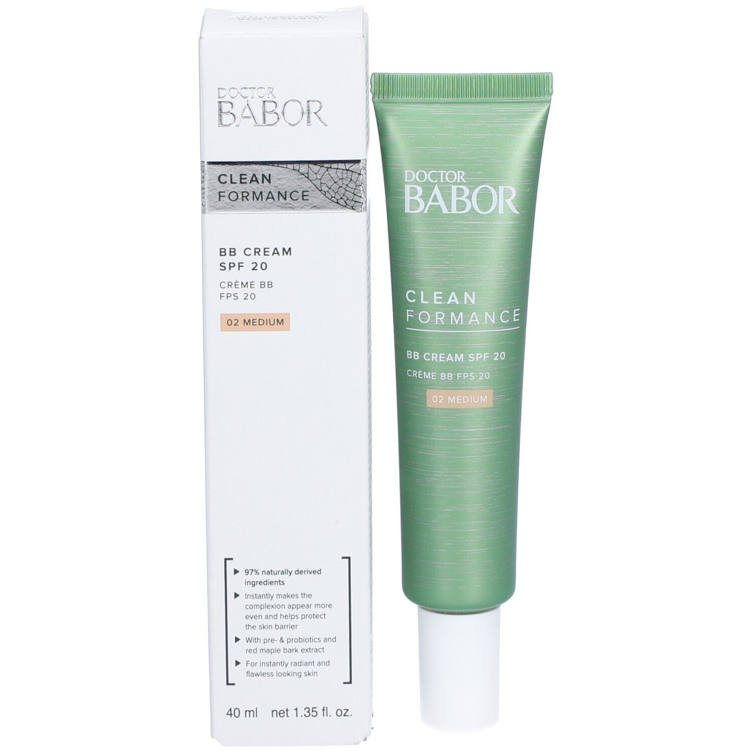 Doctor Babor Clean Formance BB Cream SPF20 02 Medium