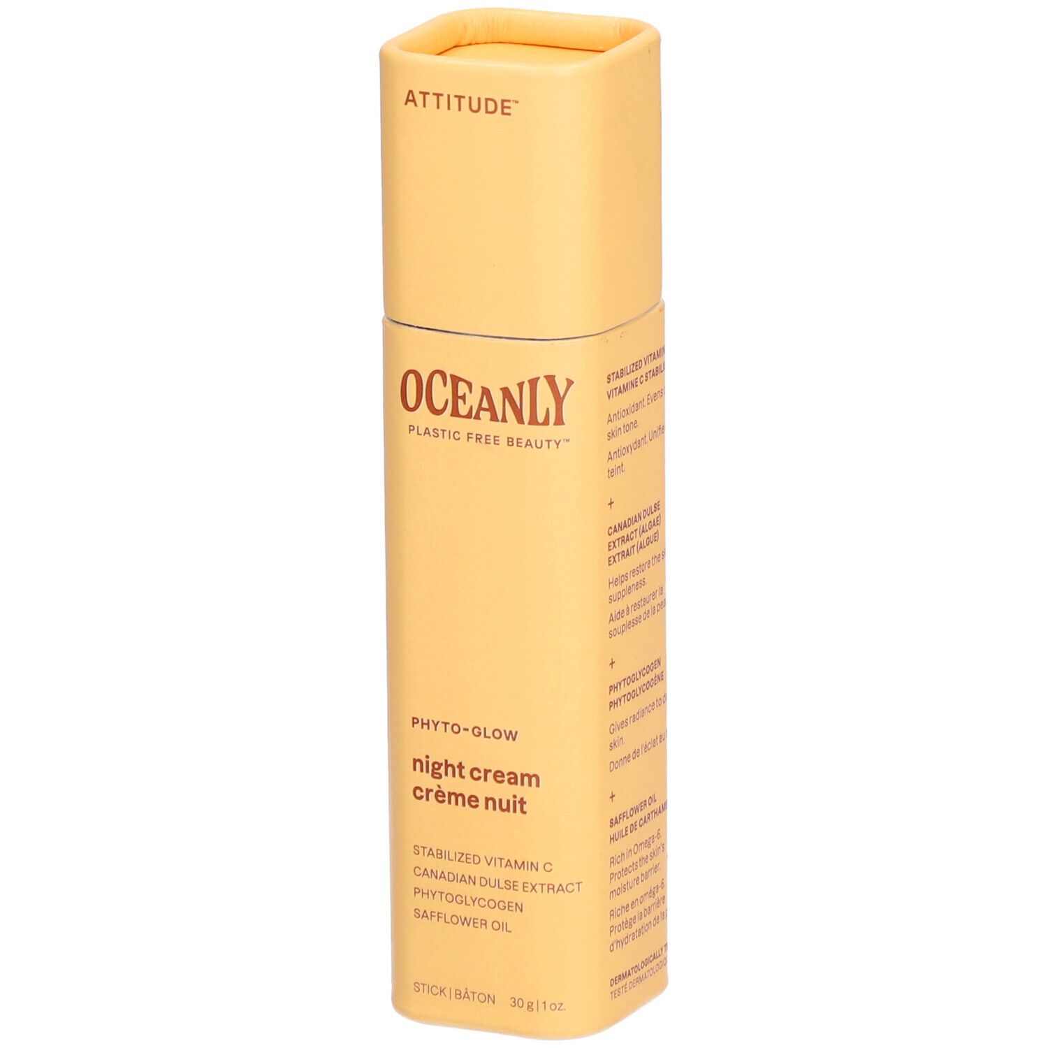 Attitude™ Oceanly™ Phyto-Glow crème de nuit