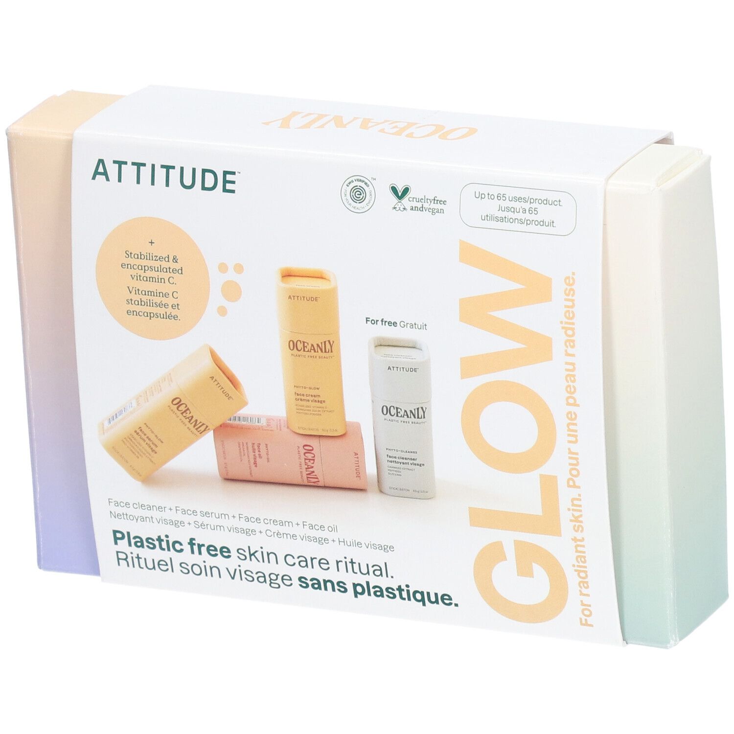 Attitude™ Oceanly™ Phyto-Glow Coffret Cadeau Soin Visage