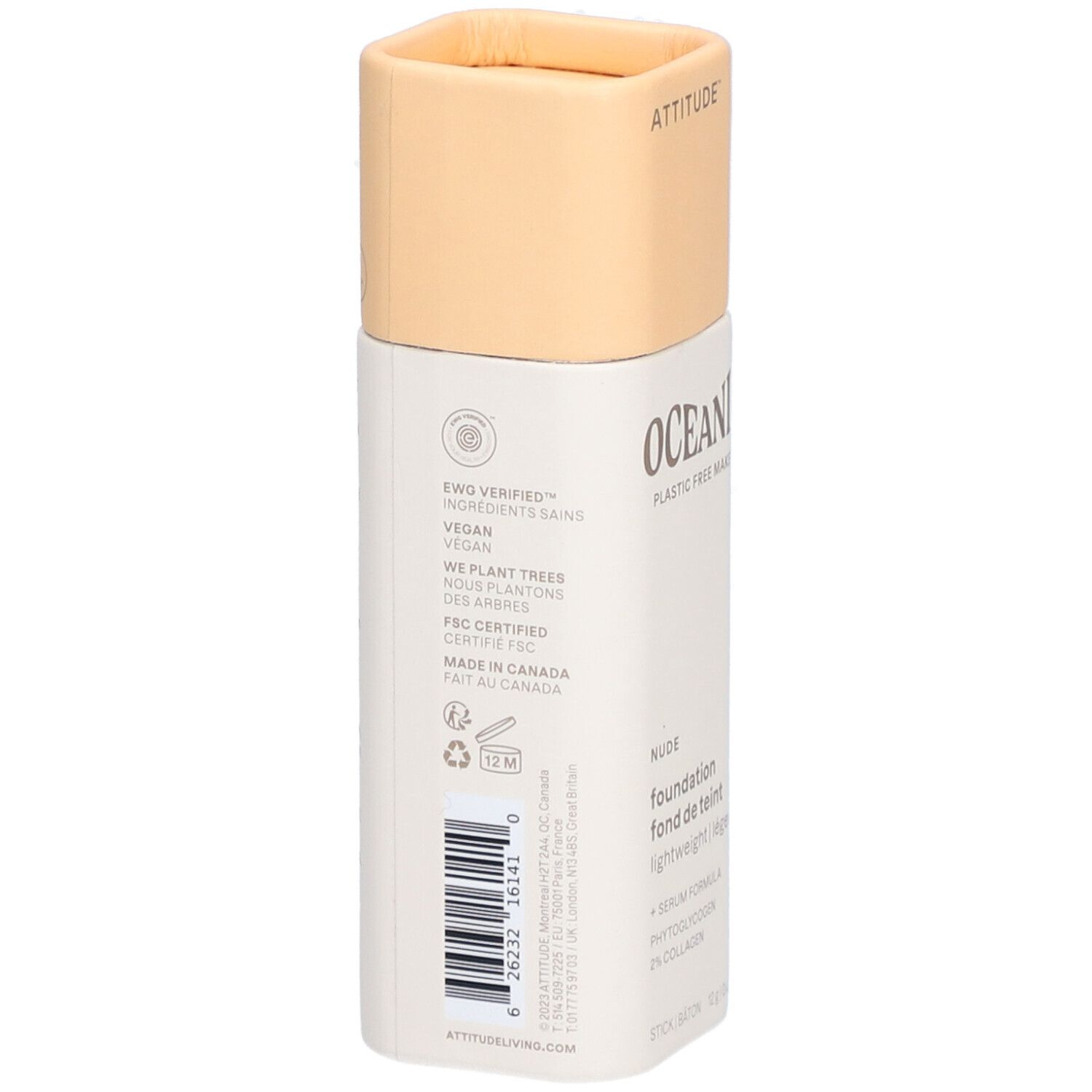 Attitude Oceanly Light Coverage Foundation - Nude