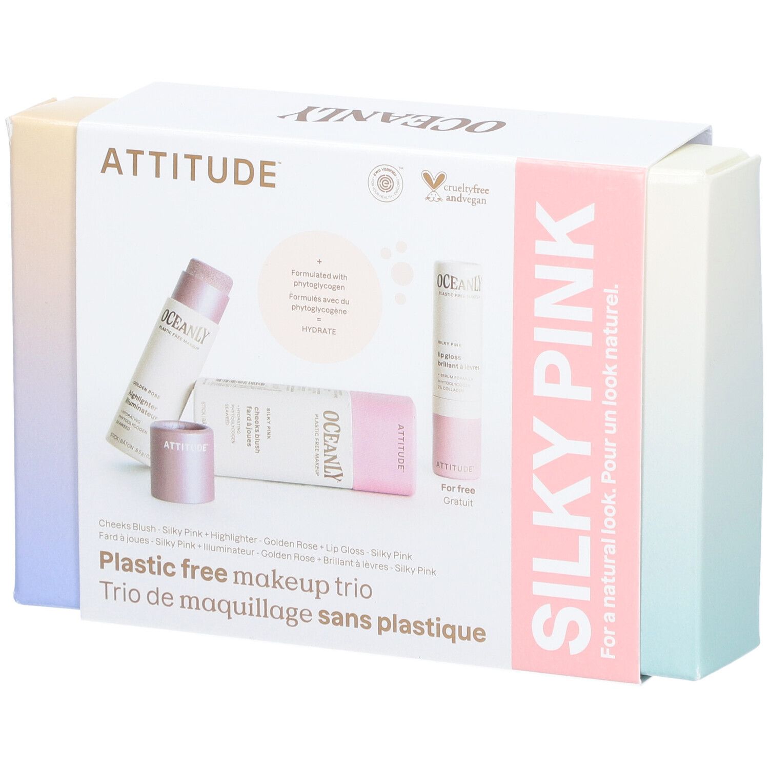 Attitude™ Oceanly™ Silky Pink Coffret Cadeau