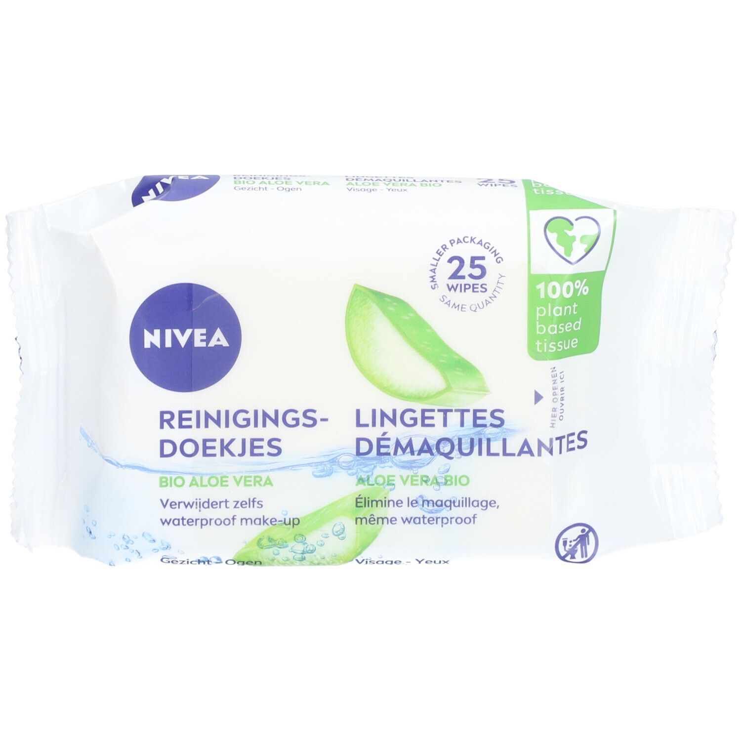 Nivea Lingettes Démaquillantes Aloe Vera