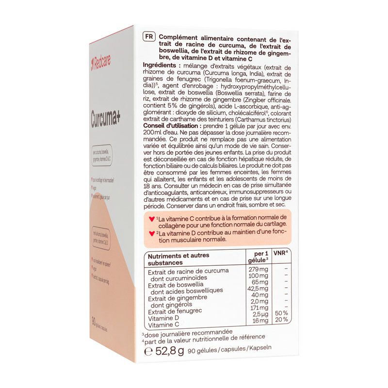 Redcare Curcuma+