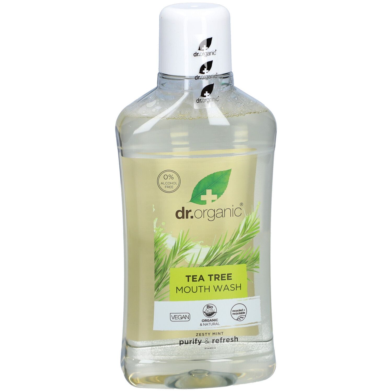 dr.organic TeaTree Mouthwash 500ml 500 ml Mundwasser