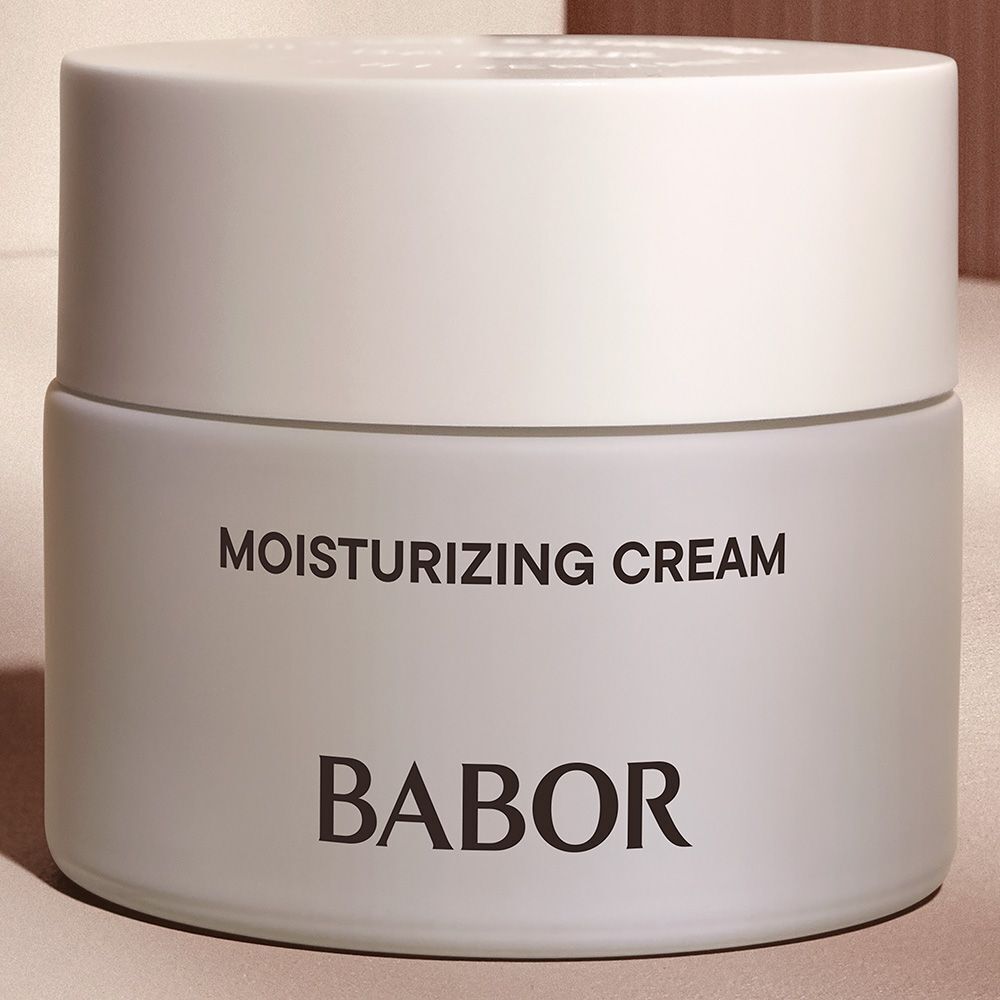 Babor Skinovage Moisturizing Cream Tiegel mit Beschriftung: 50 ml, Made in Germany.